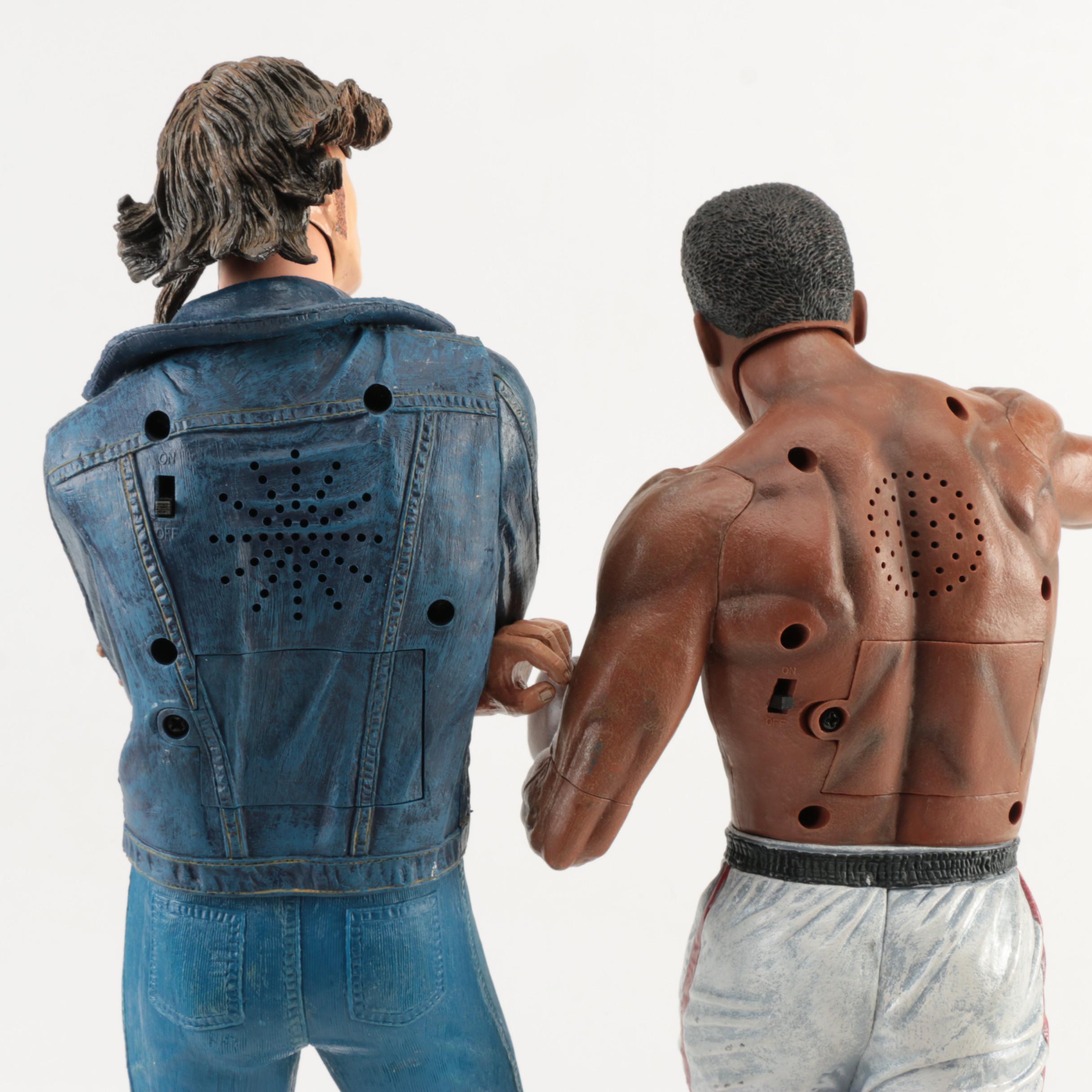 Plastic Dolls of Muhammad Ali, Freddie Mercury, and John Lennon