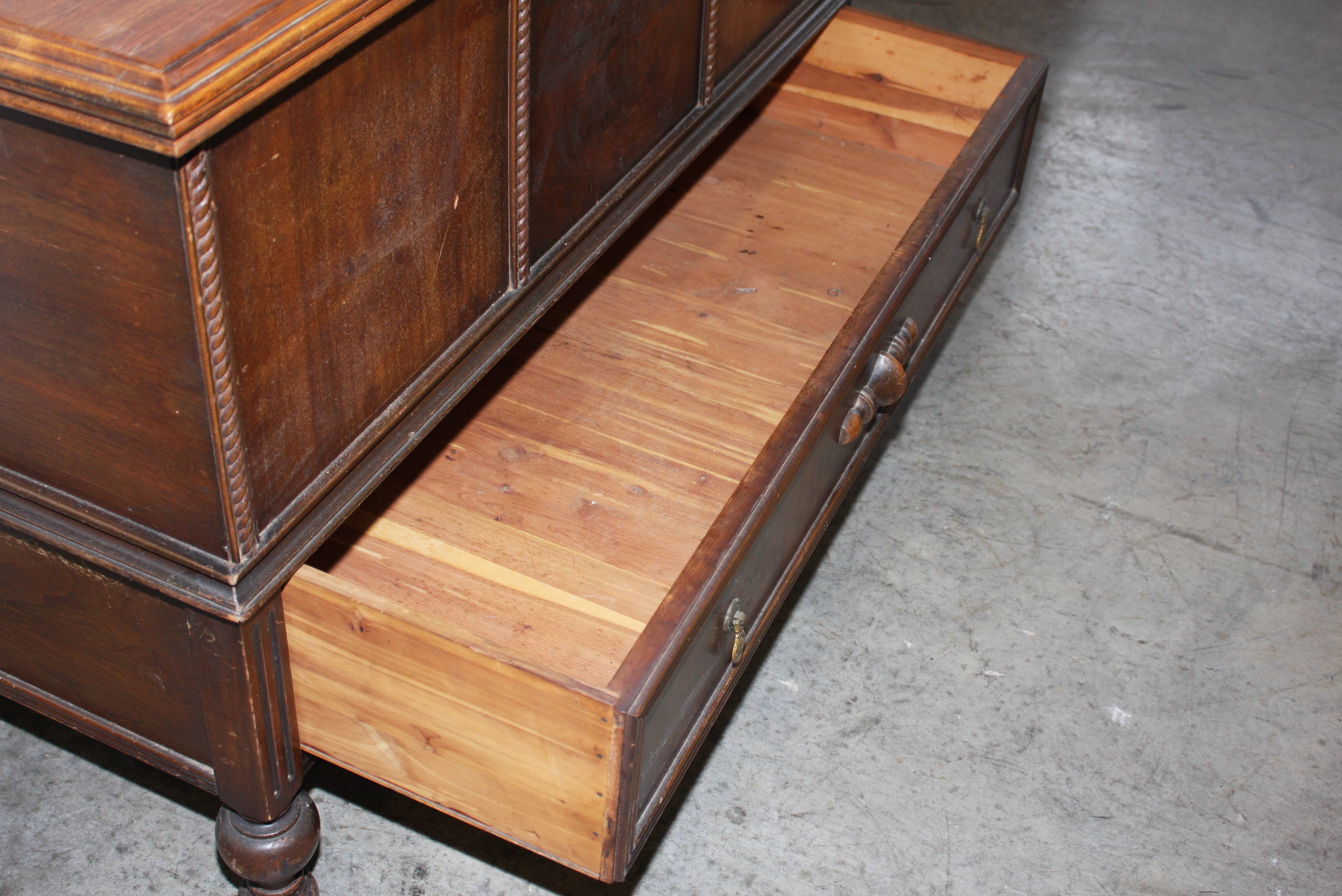 Vintage Cedar Chest on Stand by Tennessee Red Cedar and Novelty Company