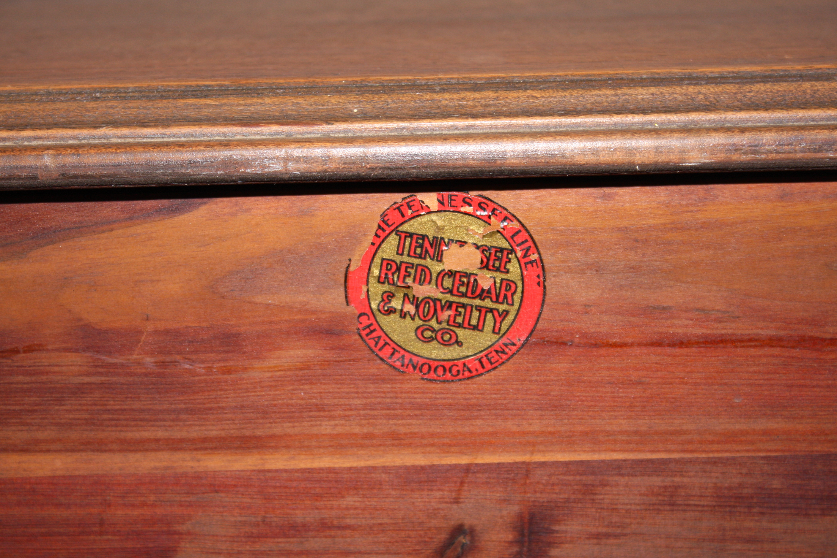 Vintage Cedar Chest on Stand by Tennessee Red Cedar and Novelty Company