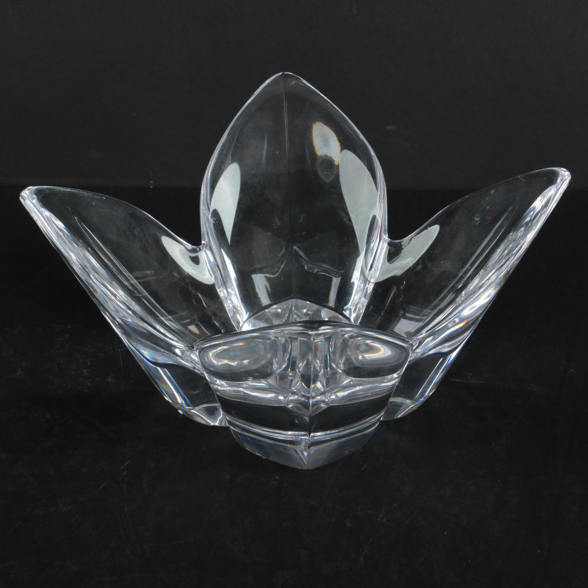 Orrefors Crystal "Lotus" Bowl
