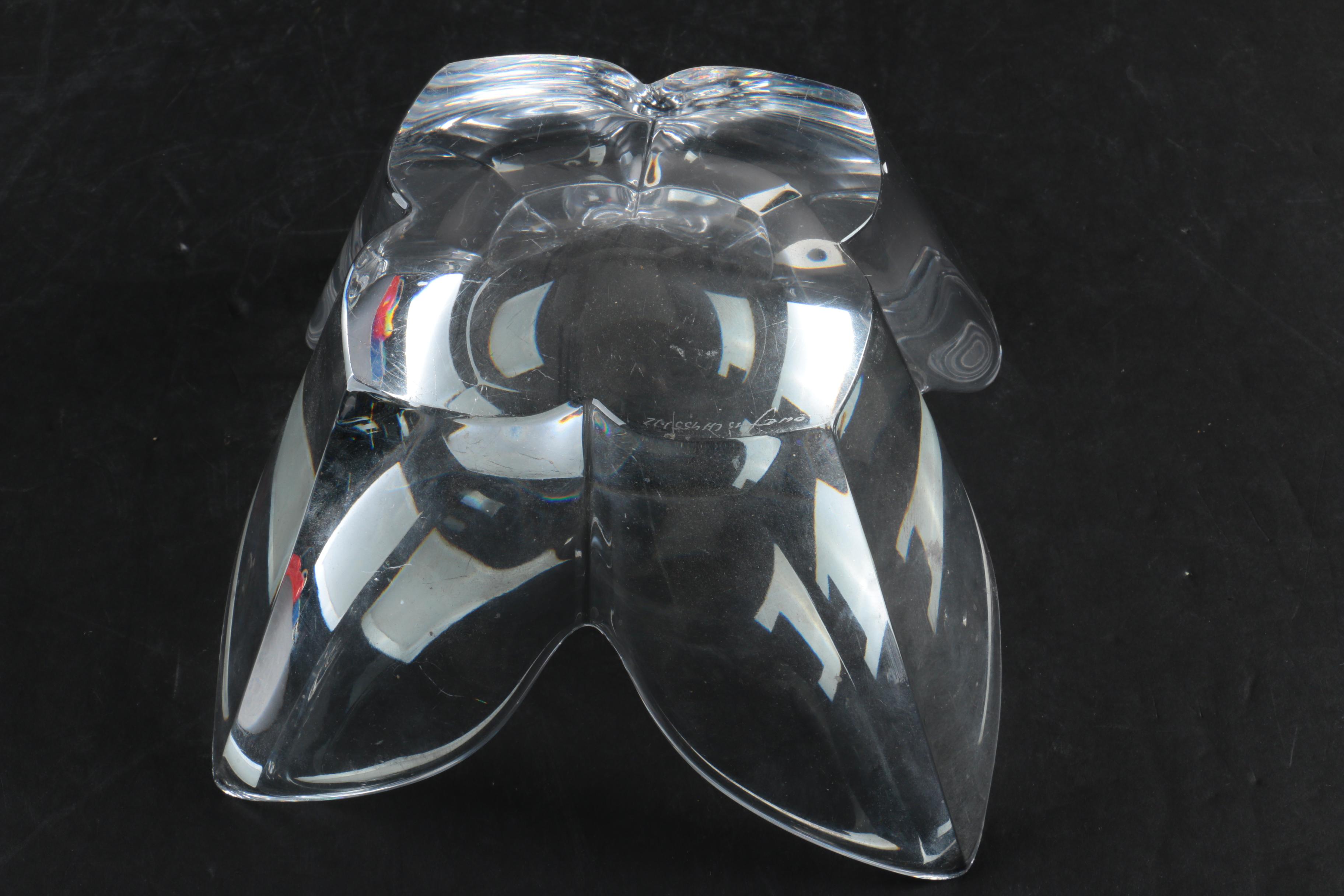 Orrefors Crystal "Lotus" Bowl