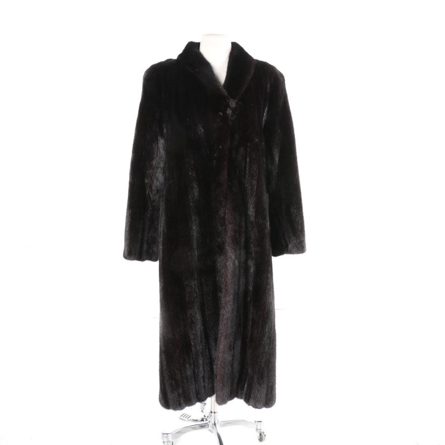 Women's Vintage Mary McFadden Designer Mink Fur Coat