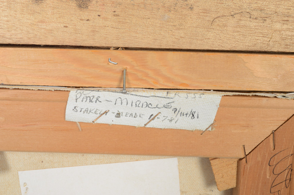 Monttellier Oil on Canvas Painting