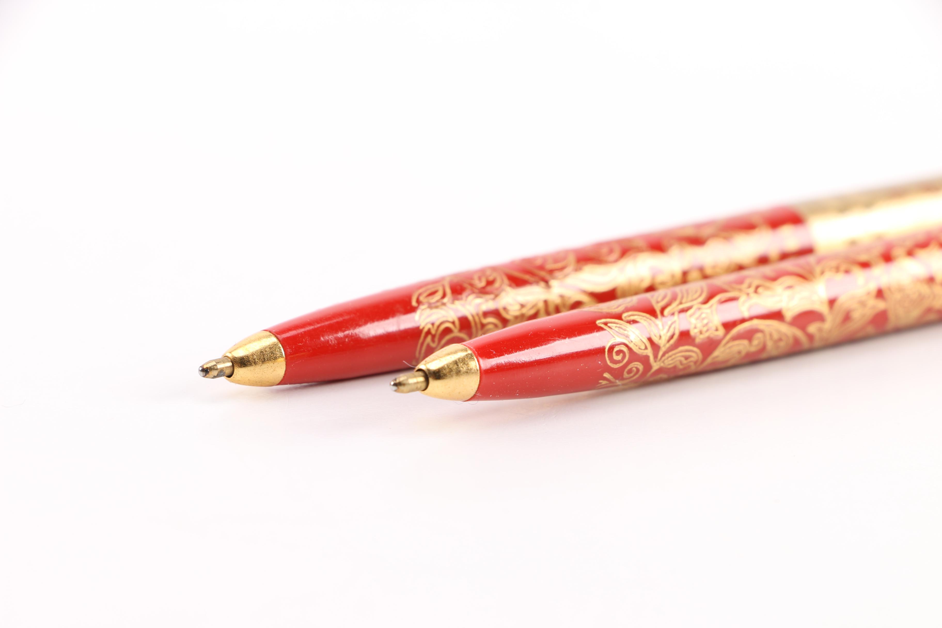 Vintage Aperge Chanel No.5 Perfumed Writing Pens with 14K Gold Plating by d'Elya