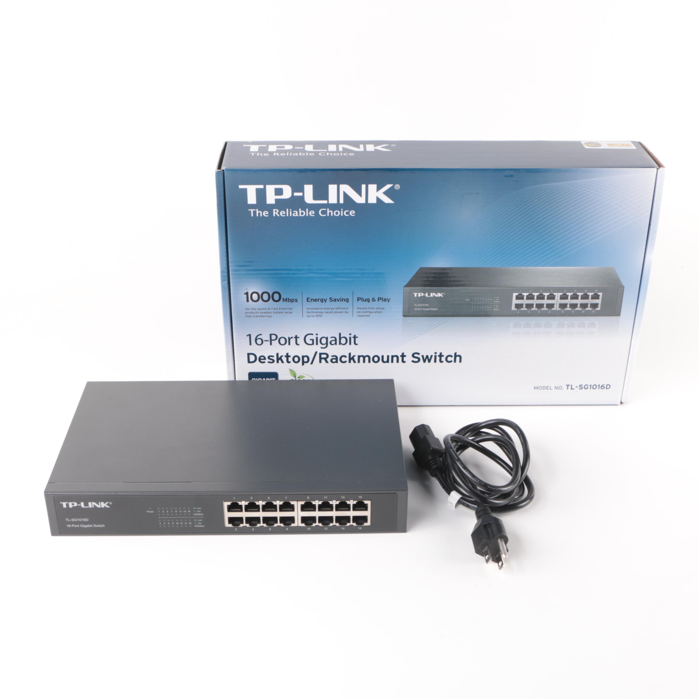 TP-Link 16-Port Gigabit Desktop/Rackmount Switch