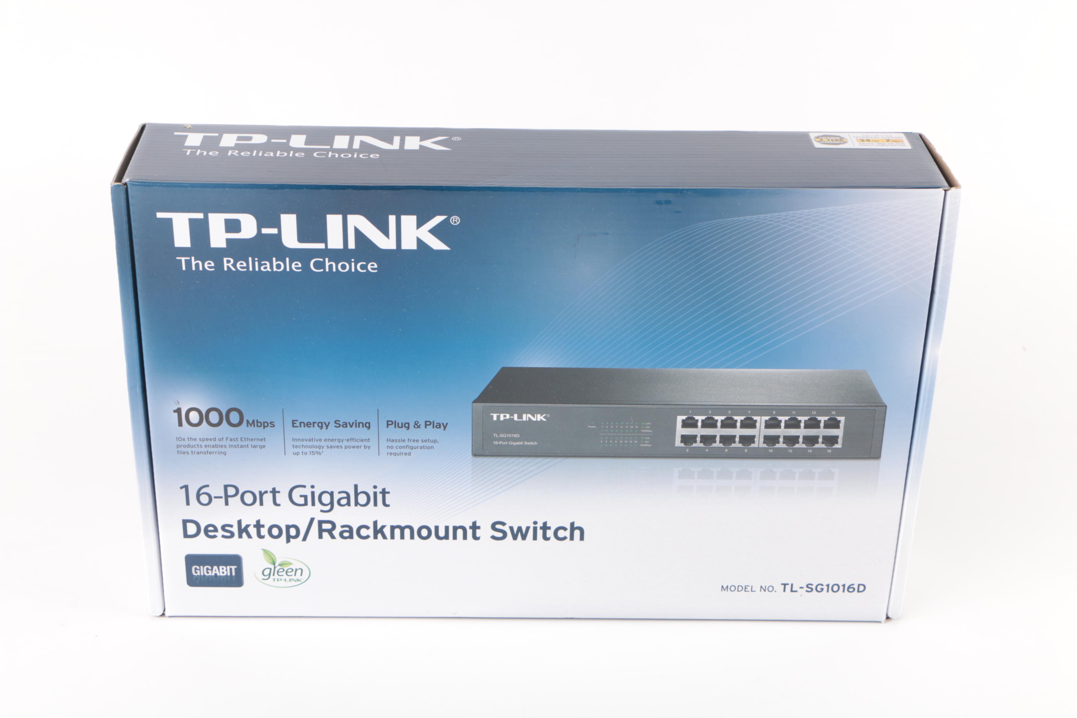 TP-Link 16-Port Gigabit Desktop/Rackmount Switch