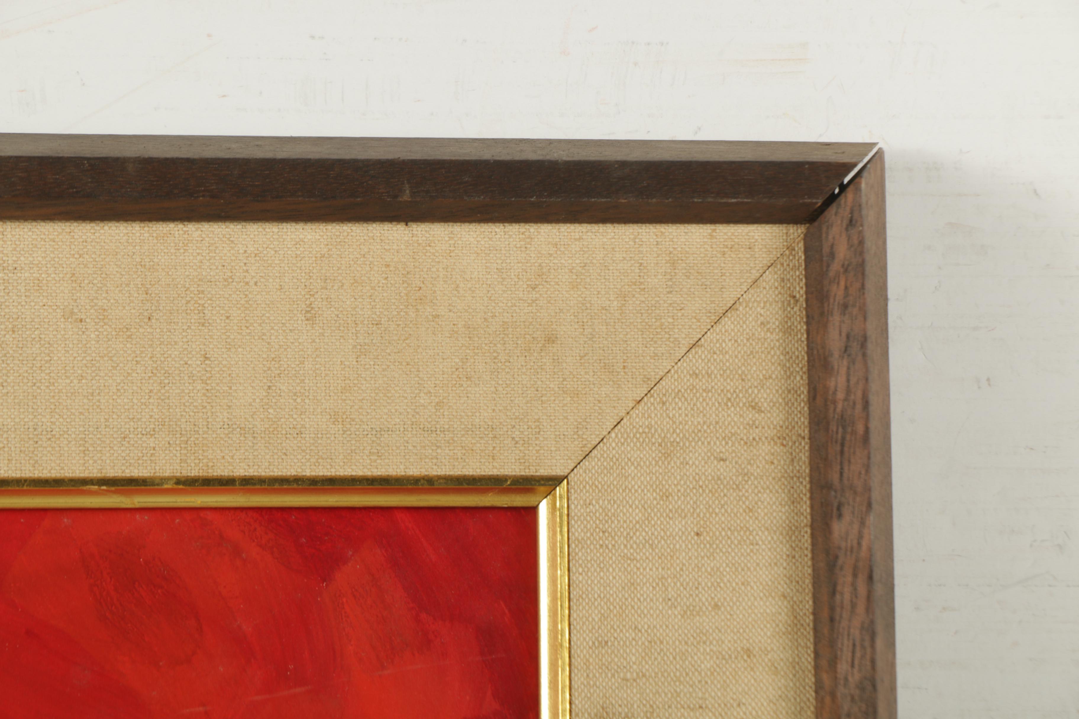 John R. Good Watercolor and Gouache Painting on Panel of Clown