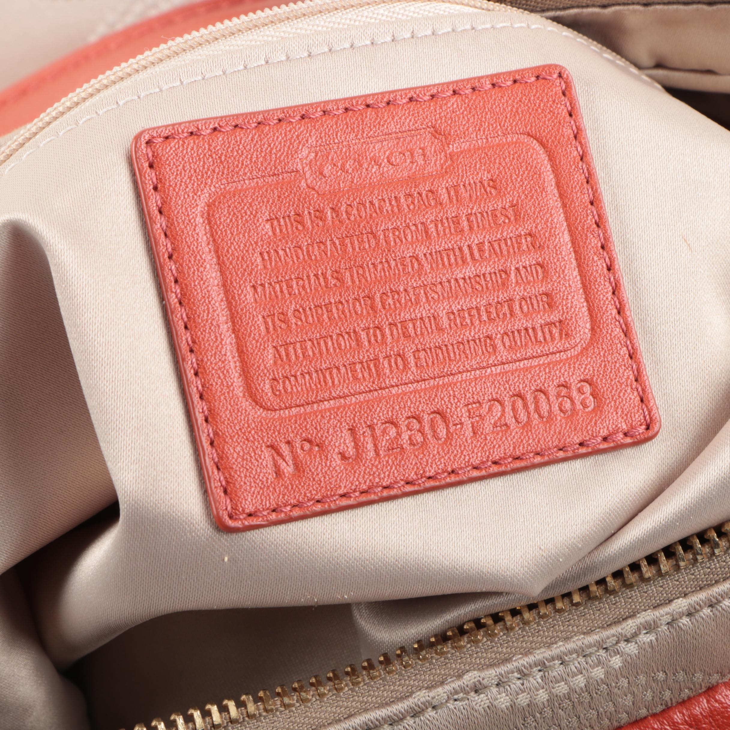 Coach Ashley Dotted Op Art Carryall