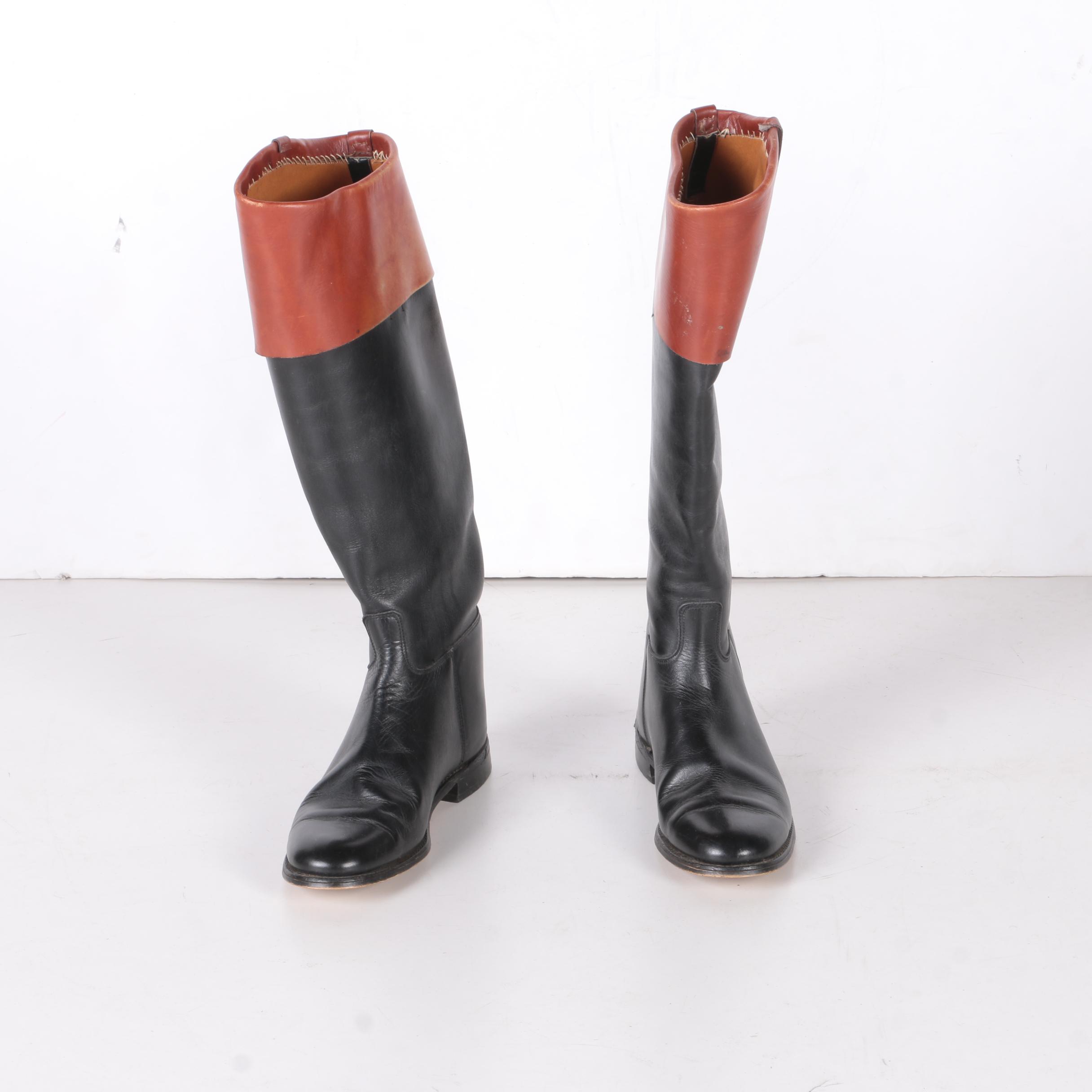 Marlborough English Leather Equestrian Riding Boots