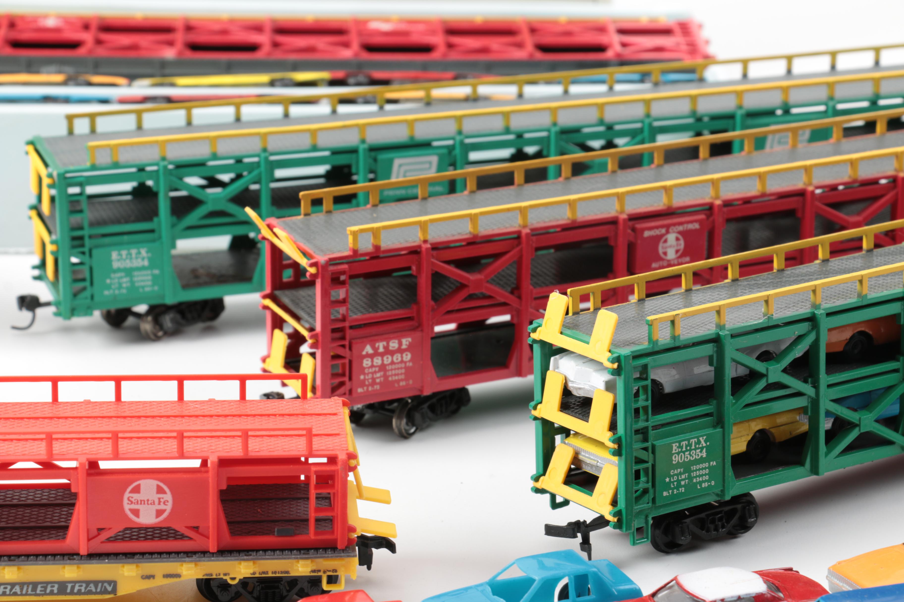HO Scale Car Freight Cars Including Bachmann Car Transporter
