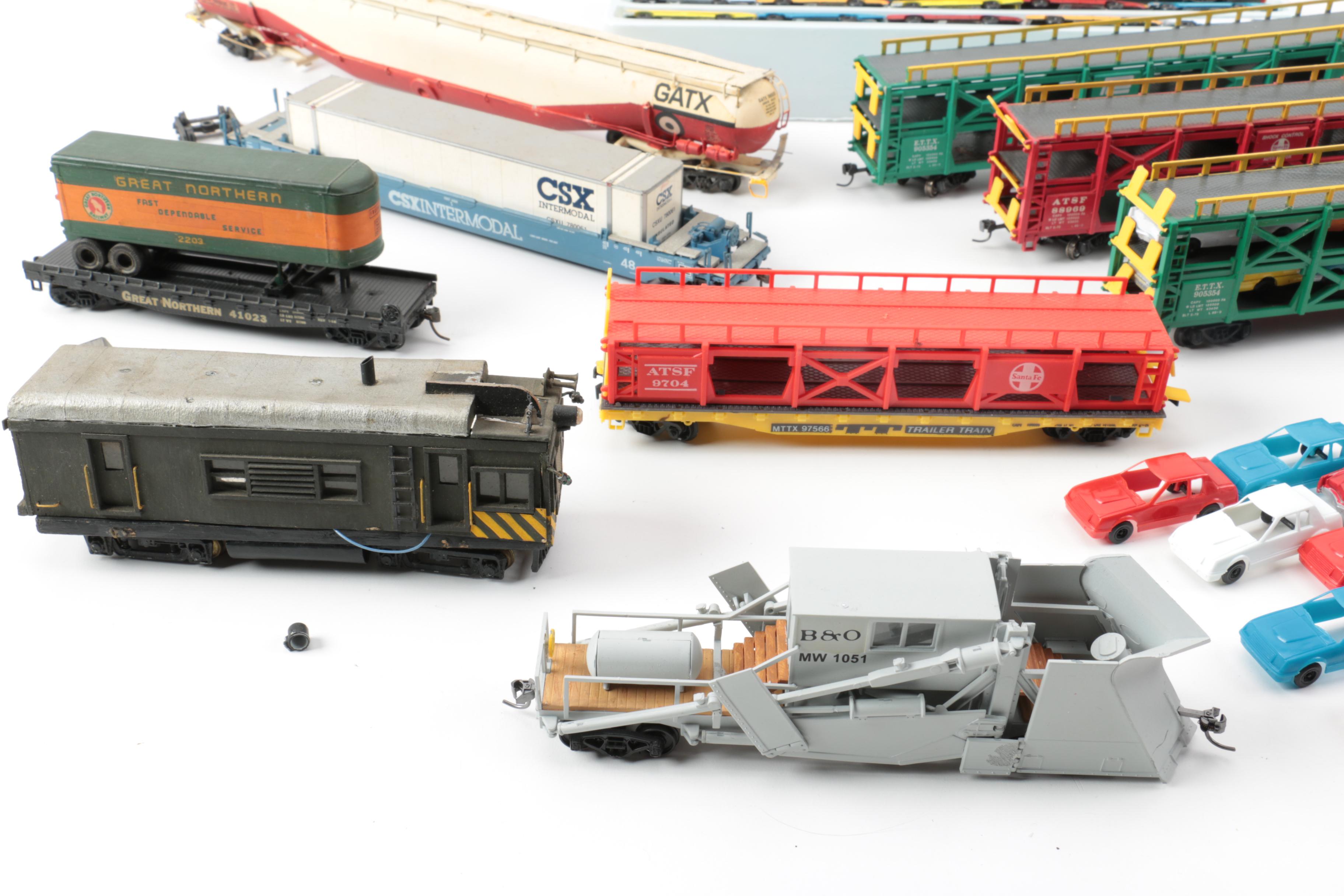 HO Scale Car Freight Cars Including Bachmann Car Transporter