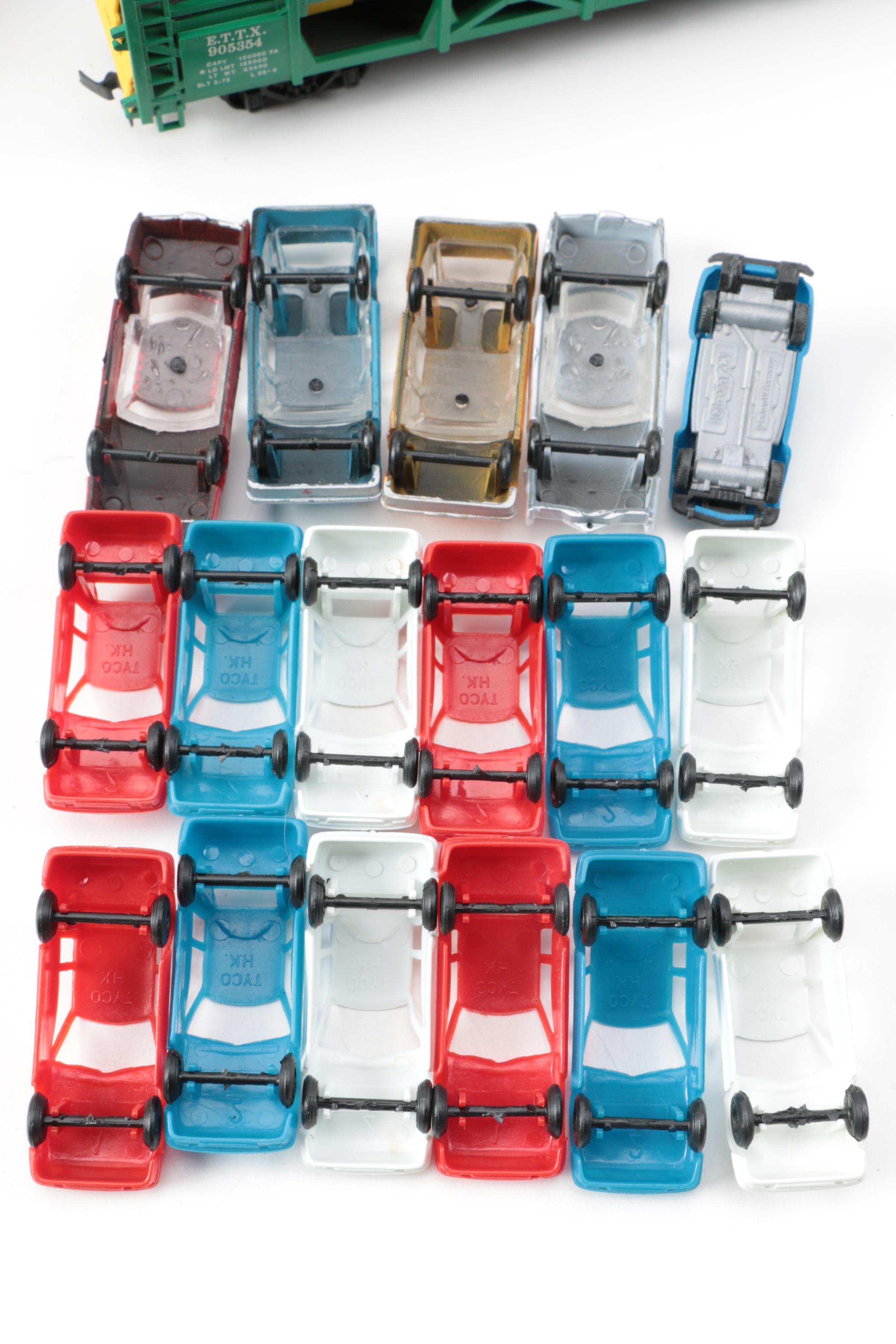 HO Scale Car Freight Cars Including Bachmann Car Transporter