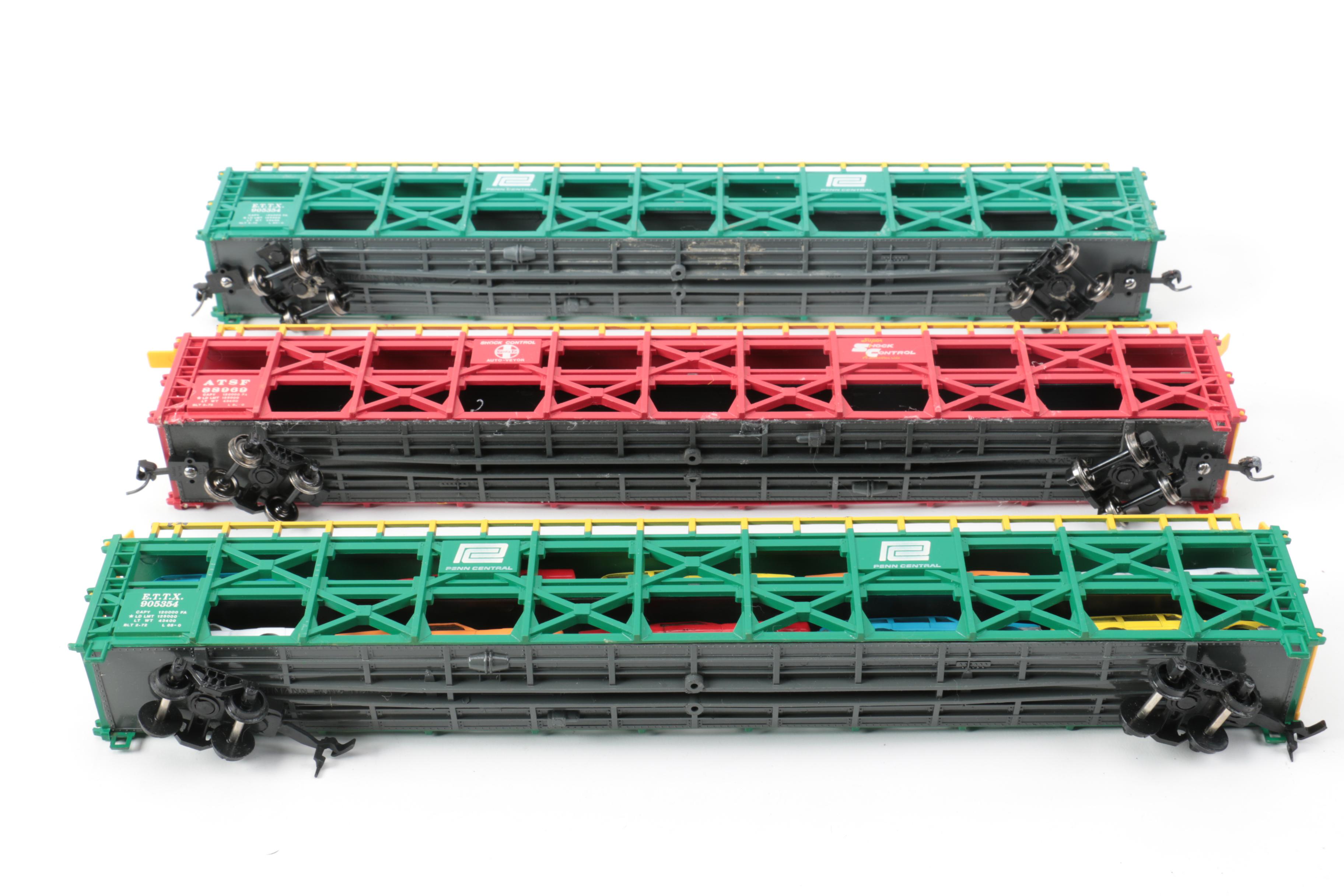 HO Scale Car Freight Cars Including Bachmann Car Transporter