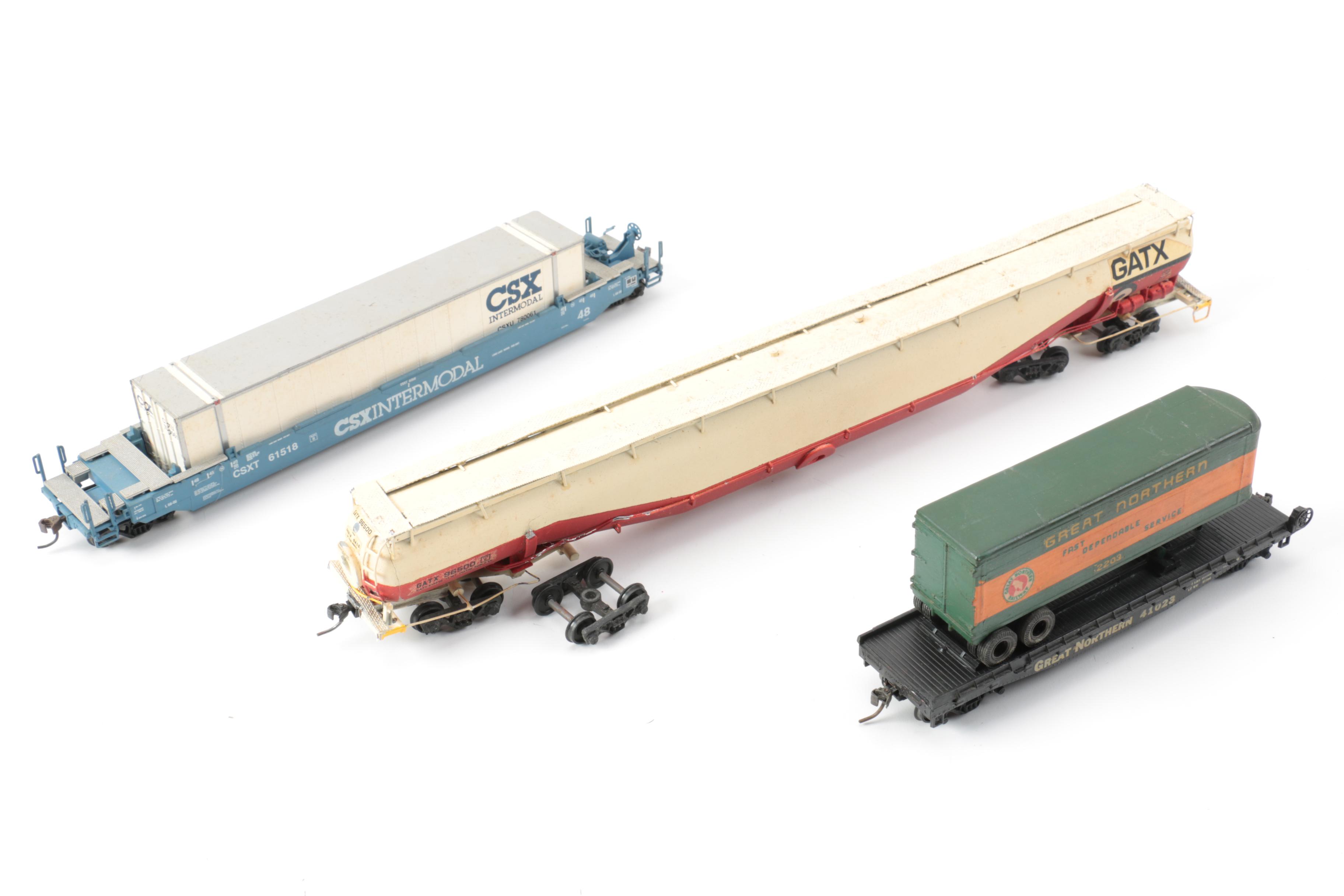 HO Scale Car Freight Cars Including Bachmann Car Transporter