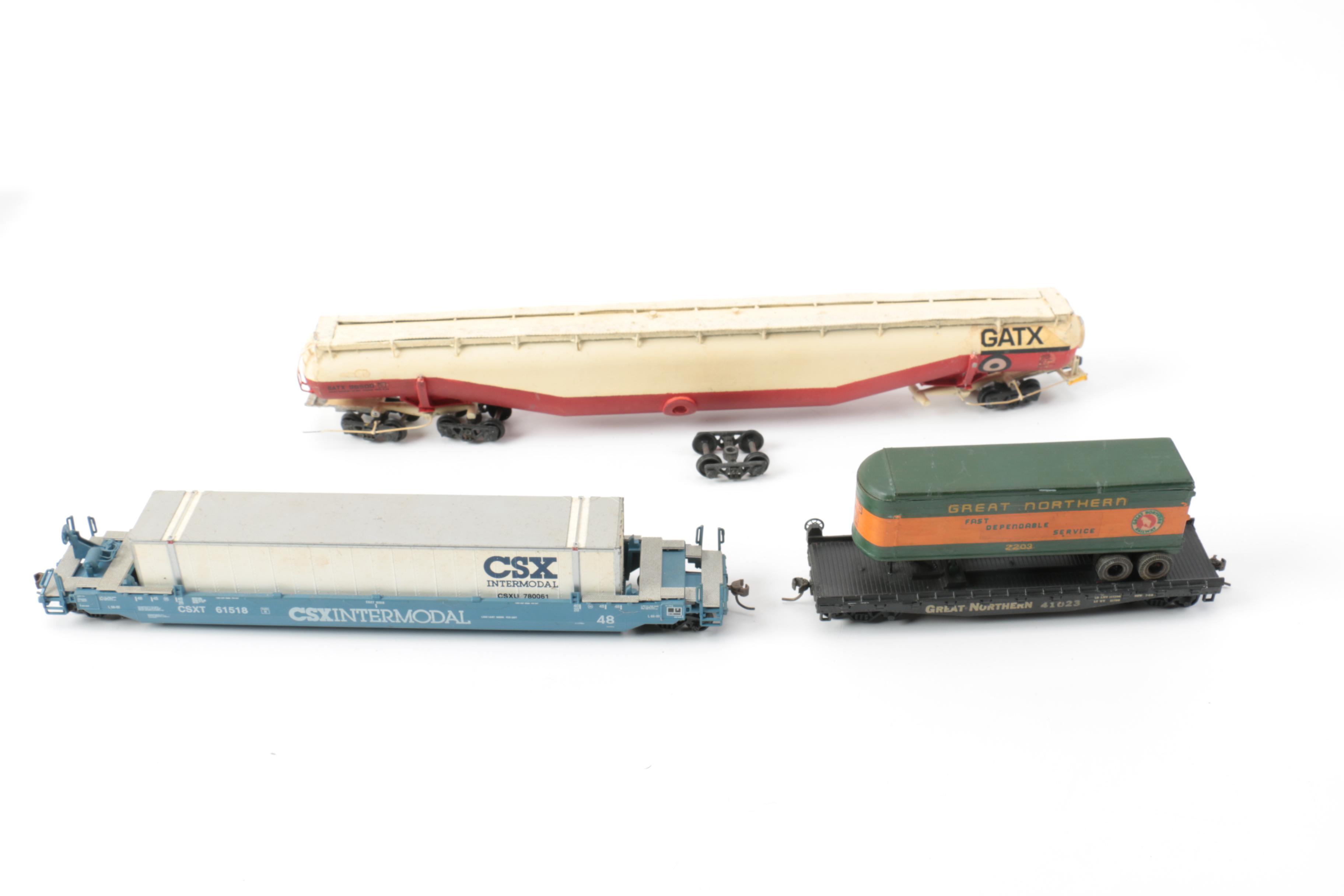 HO Scale Car Freight Cars Including Bachmann Car Transporter