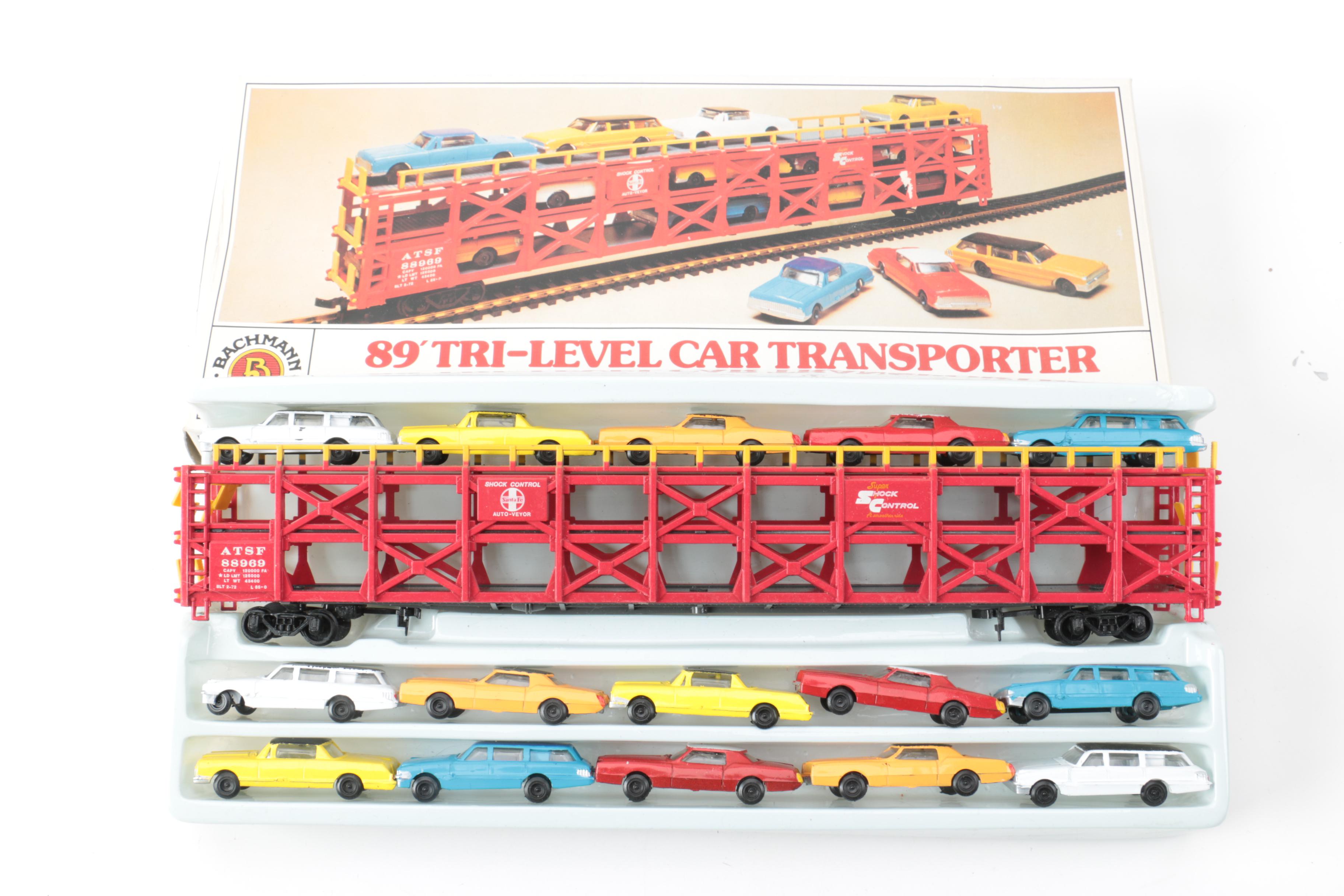 HO Scale Car Freight Cars Including Bachmann Car Transporter