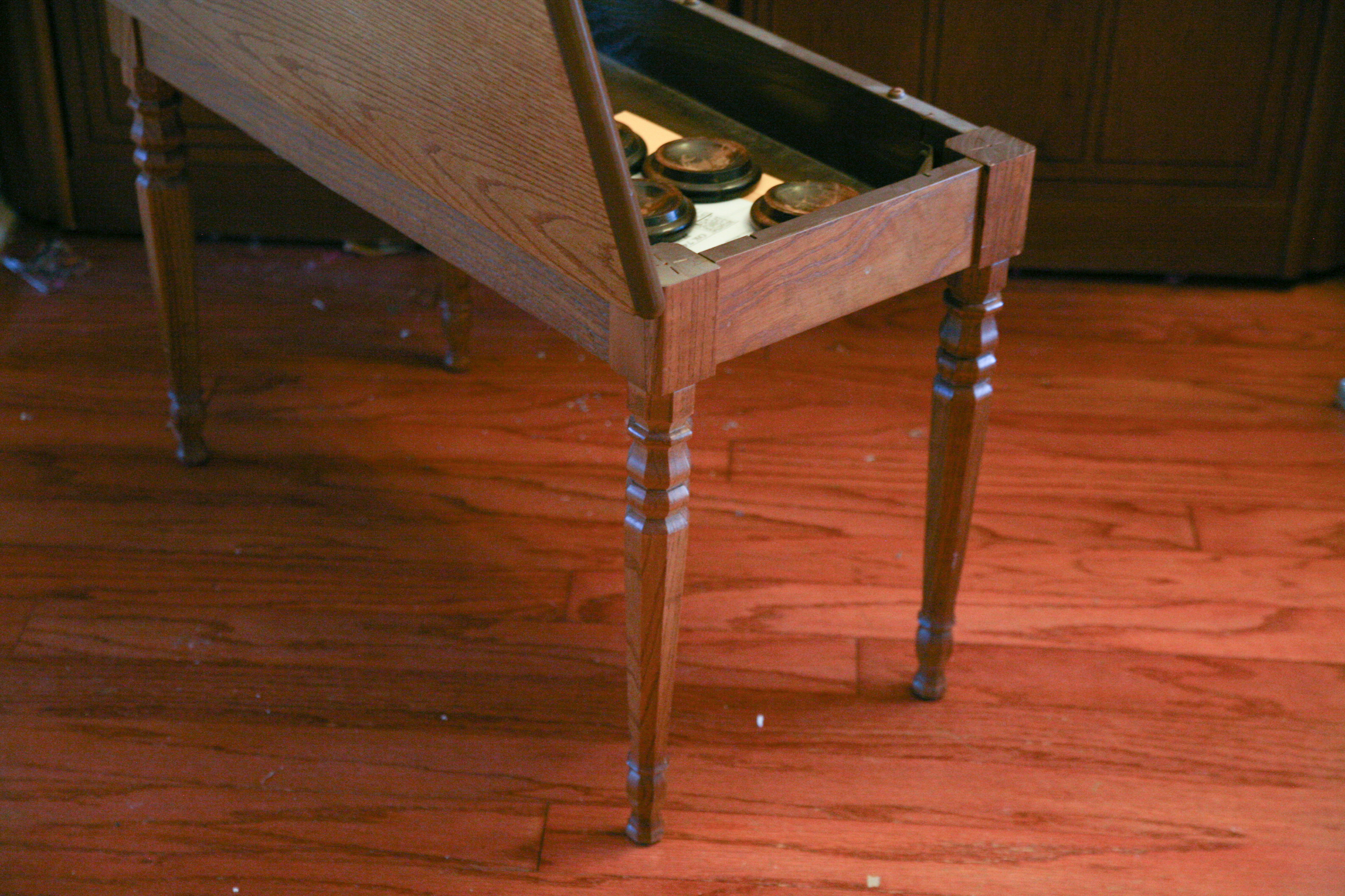 Vintage Wurlitzer Console Piano with Bench