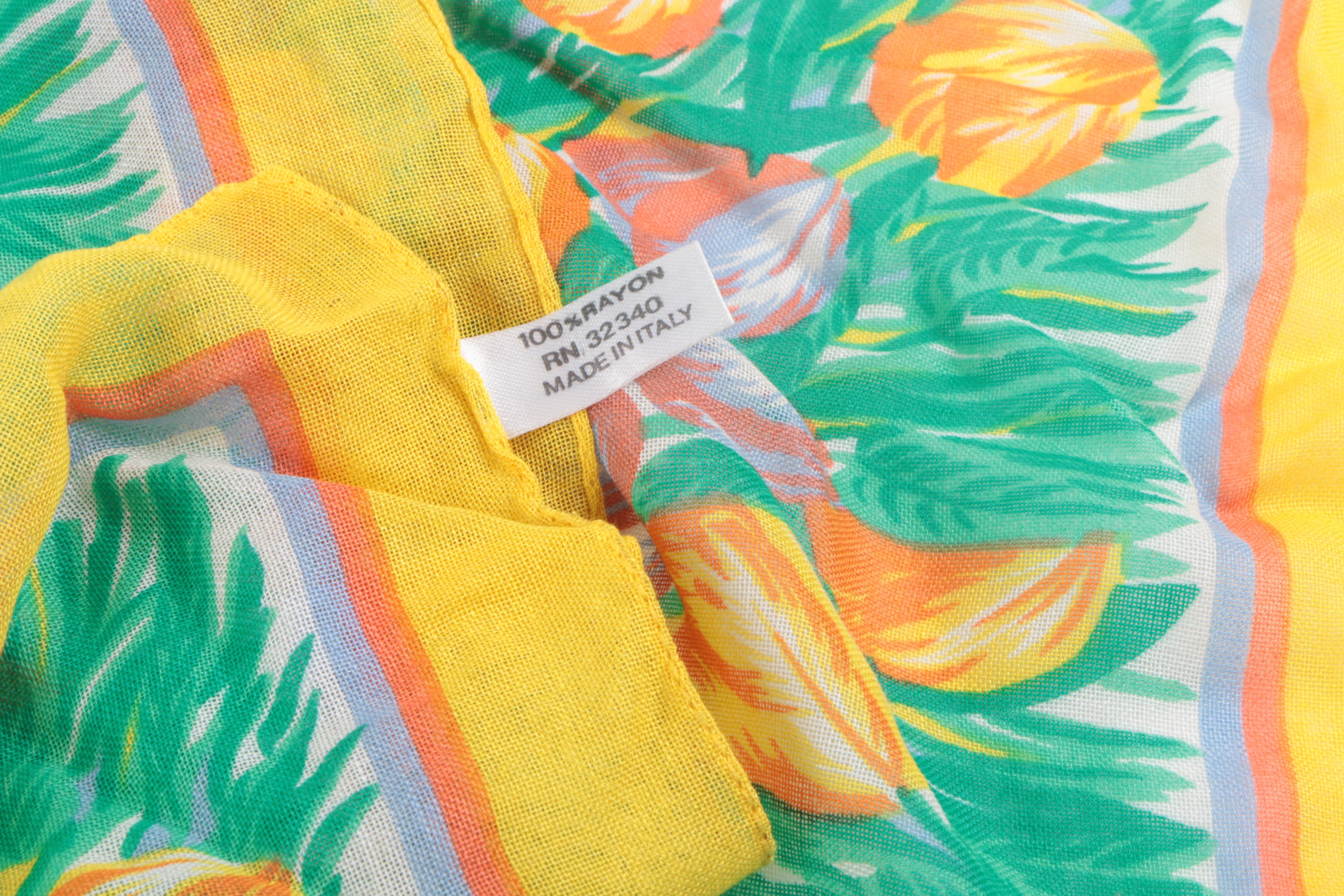 Four Vintage Scarves