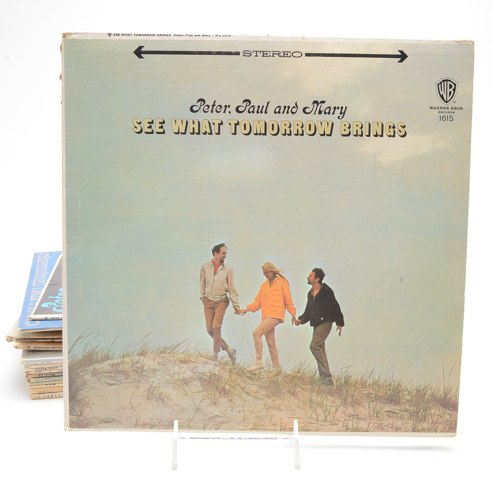 Collection of Vintage Folk LPs including Joan Baez and Cat Stevens