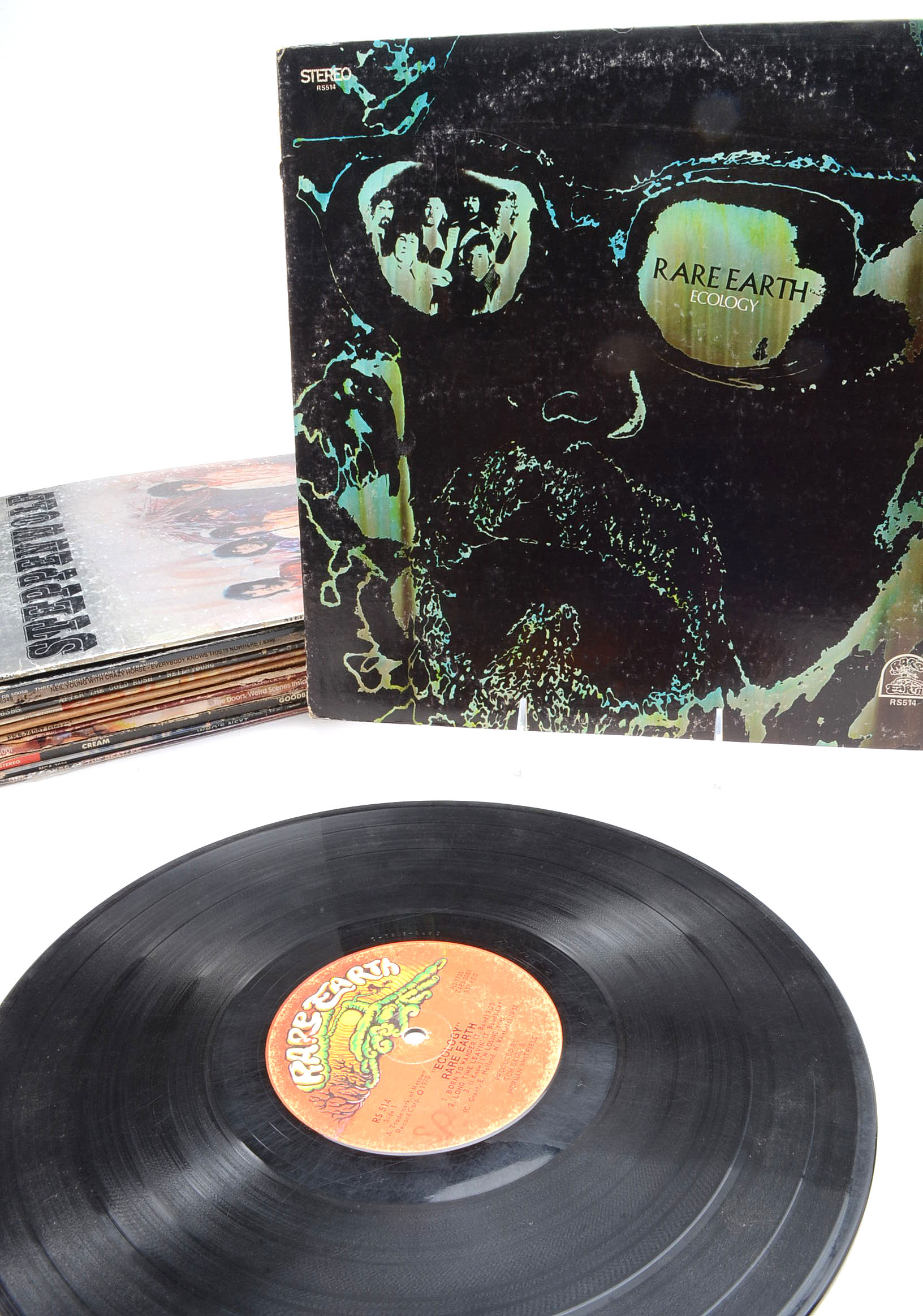 Assortment of Vintage Classic Rock LPs Including Neil Young and The Doors