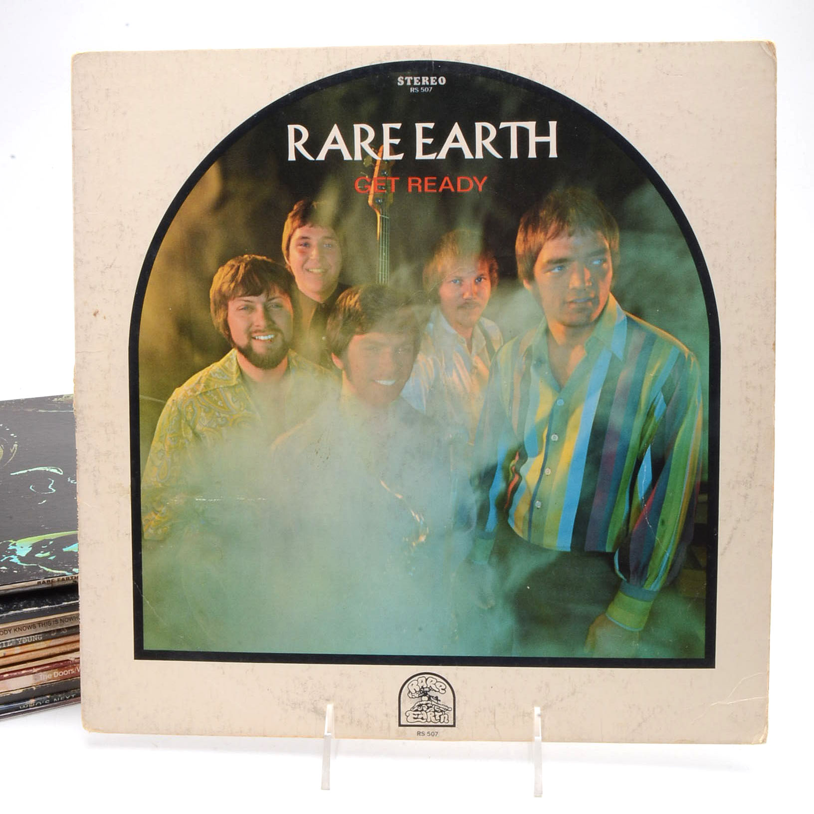 Assortment of Vintage Classic Rock LPs Including Neil Young and The Doors