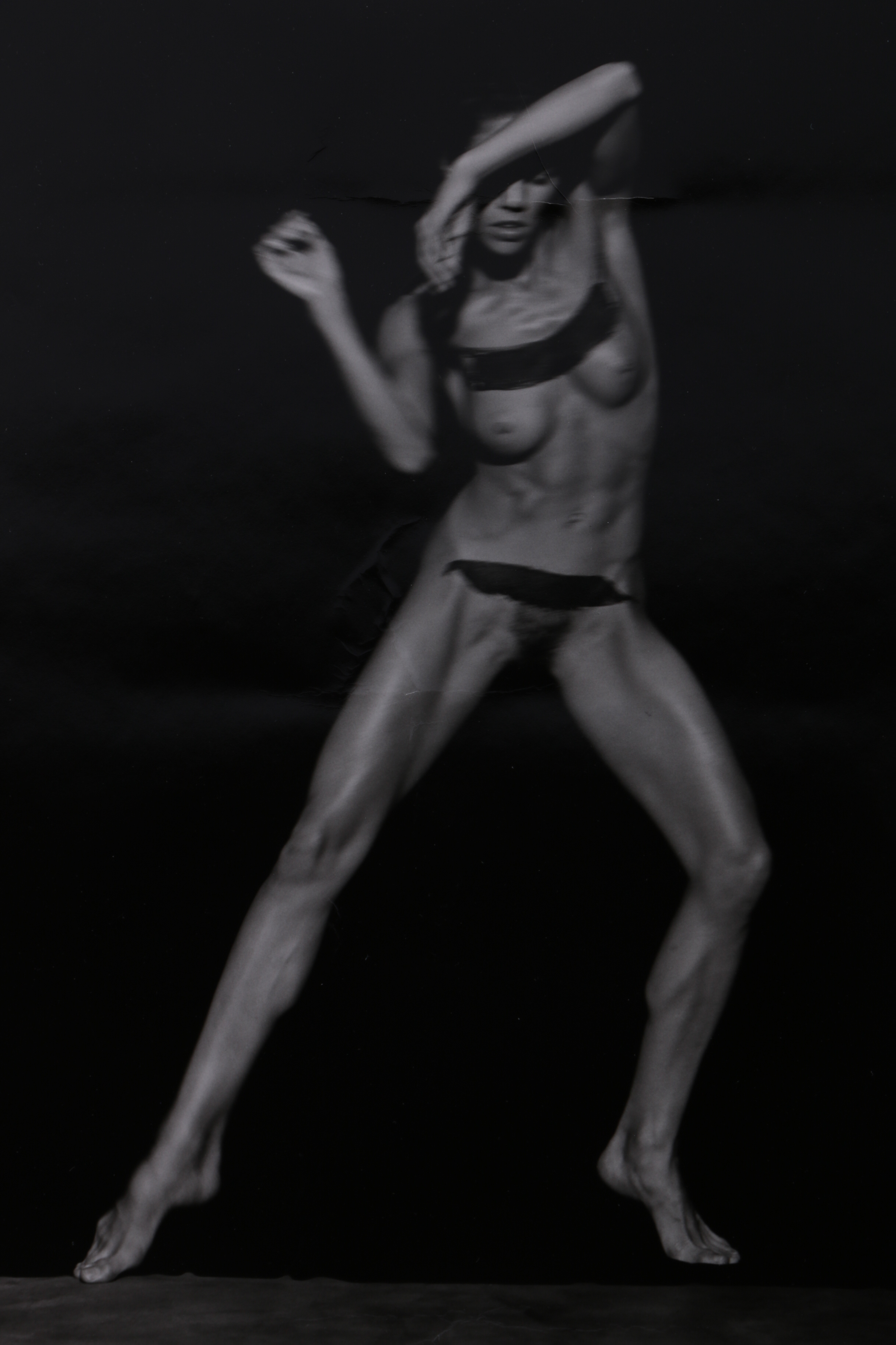 James Houston Black and White Photograph of Nude Figure