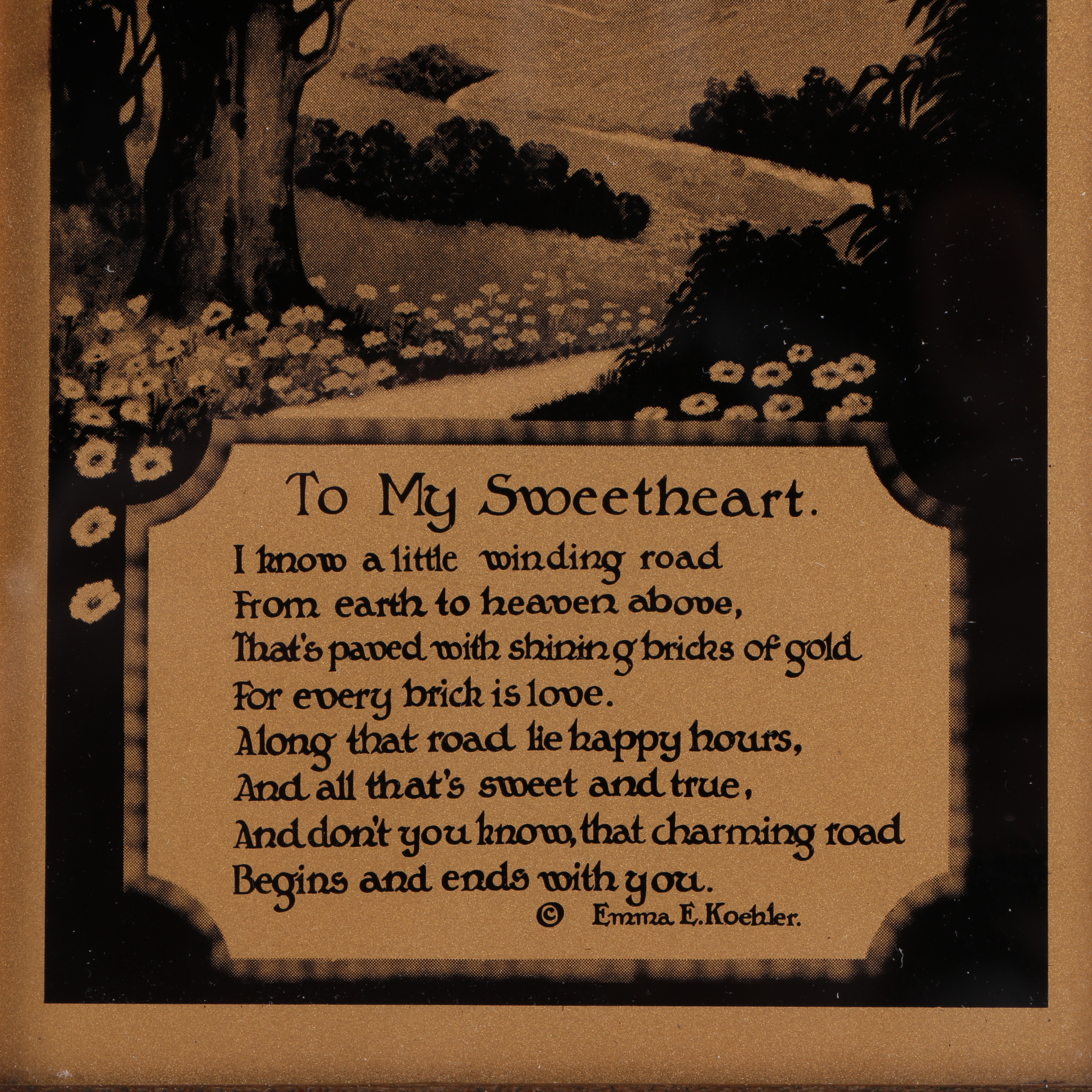 Planographic Prints Featuring Poems