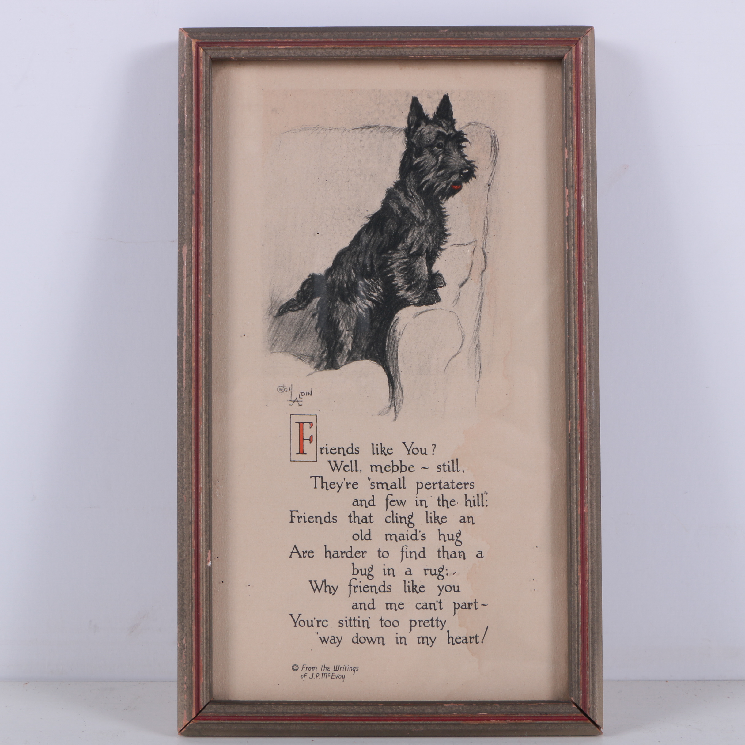 Planographic Prints Featuring Poems
