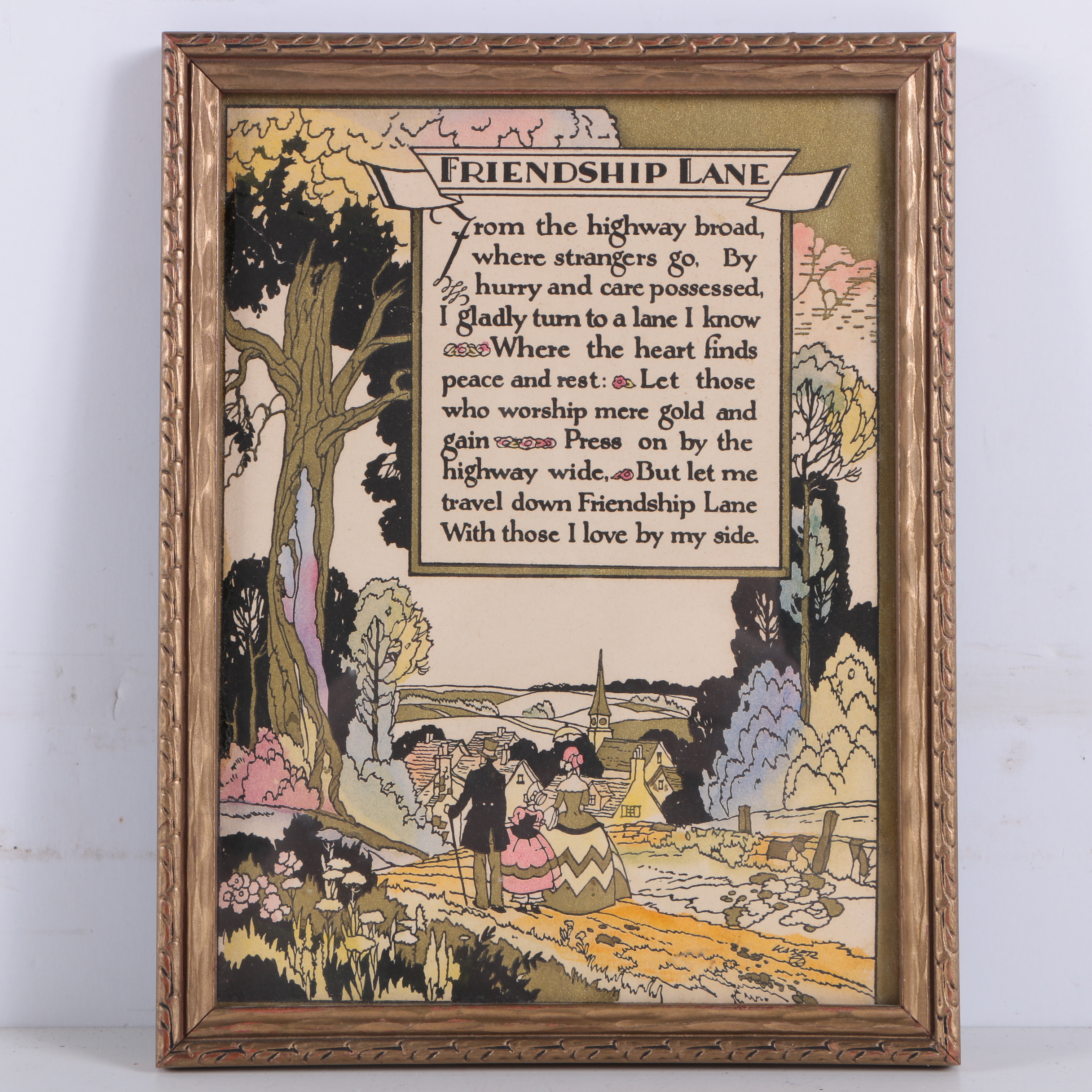 Planographic Prints Featuring Poems