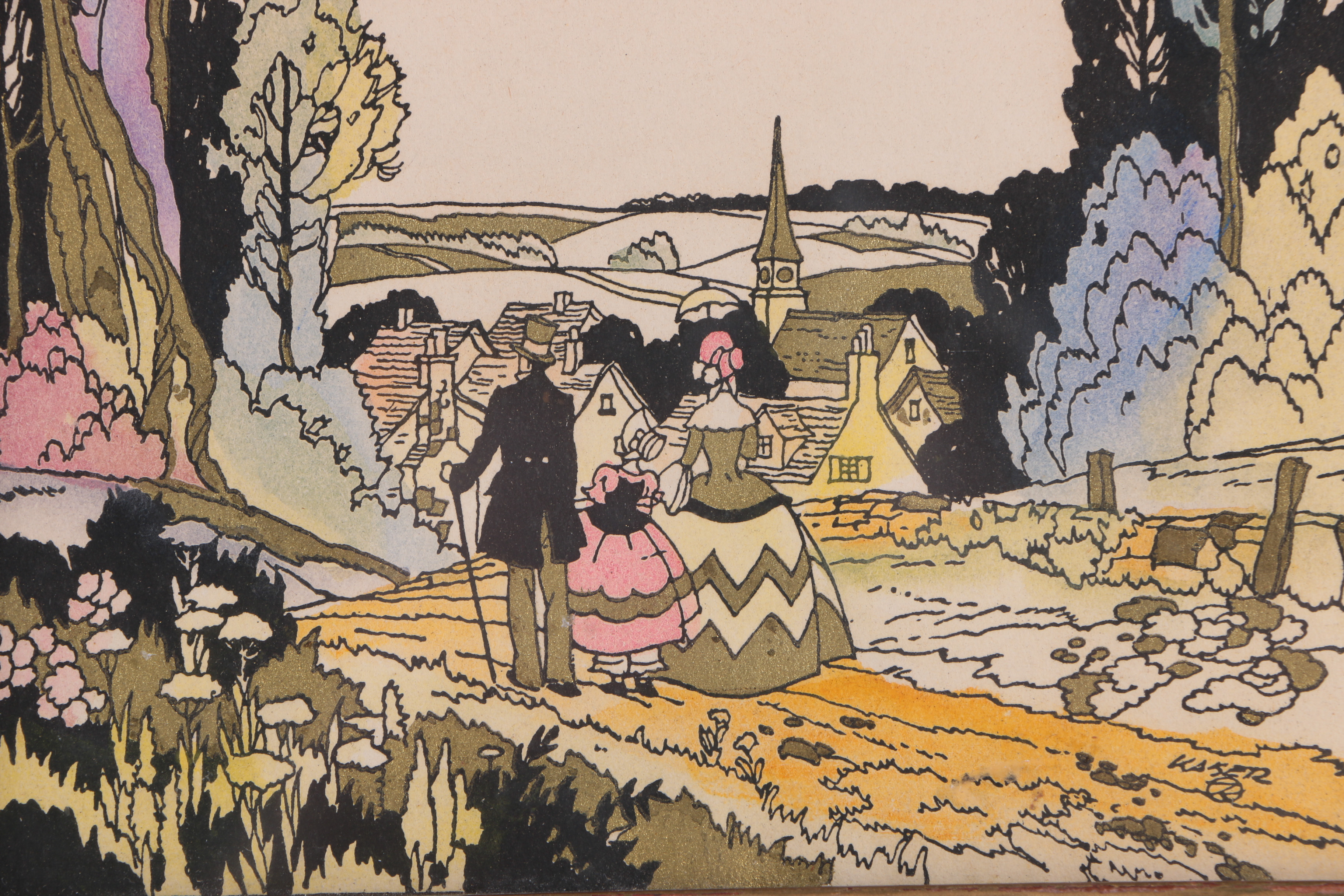 Planographic Prints Featuring Poems