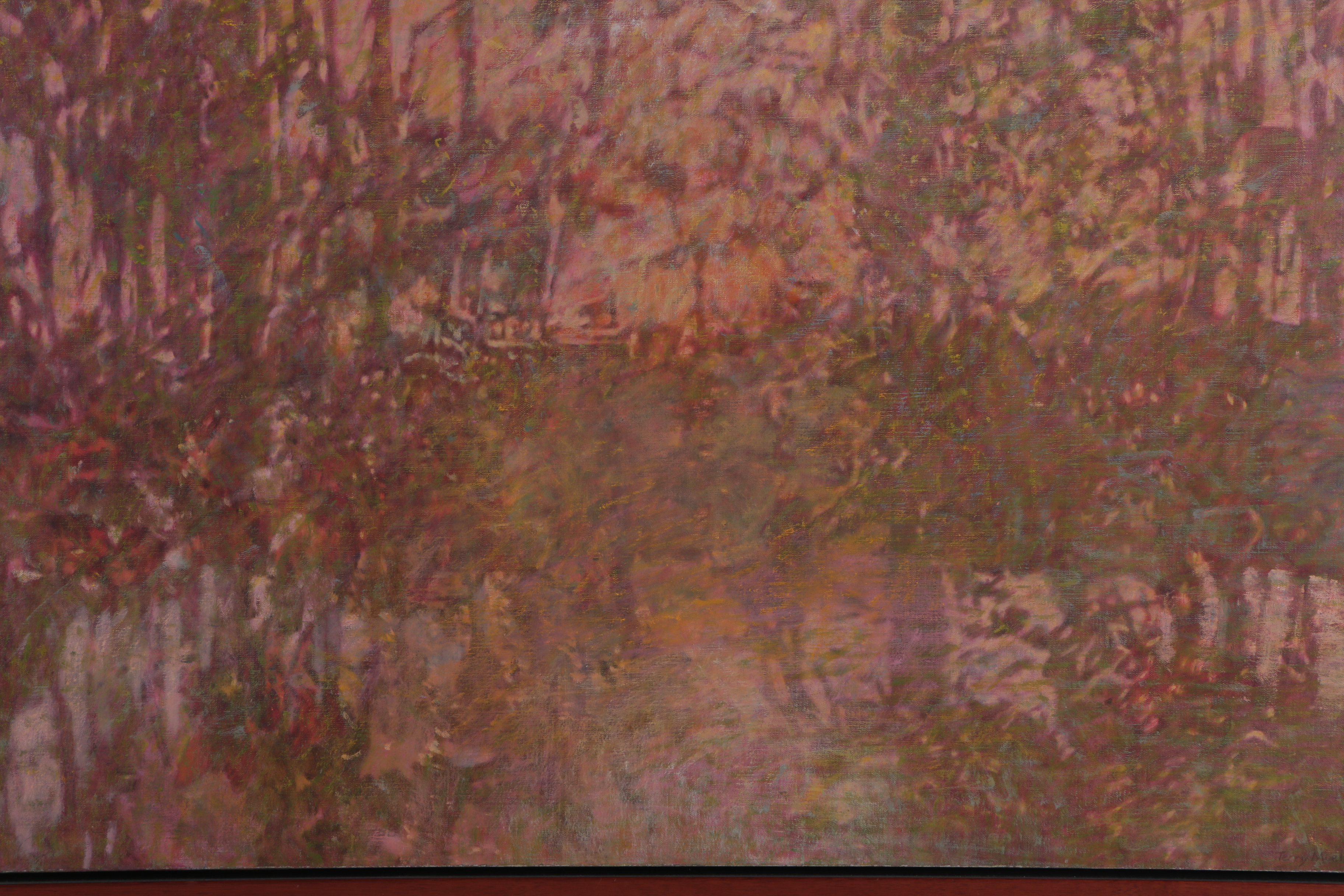 Terry Moeller Oil Painting on Canvas Abstracted Landscape