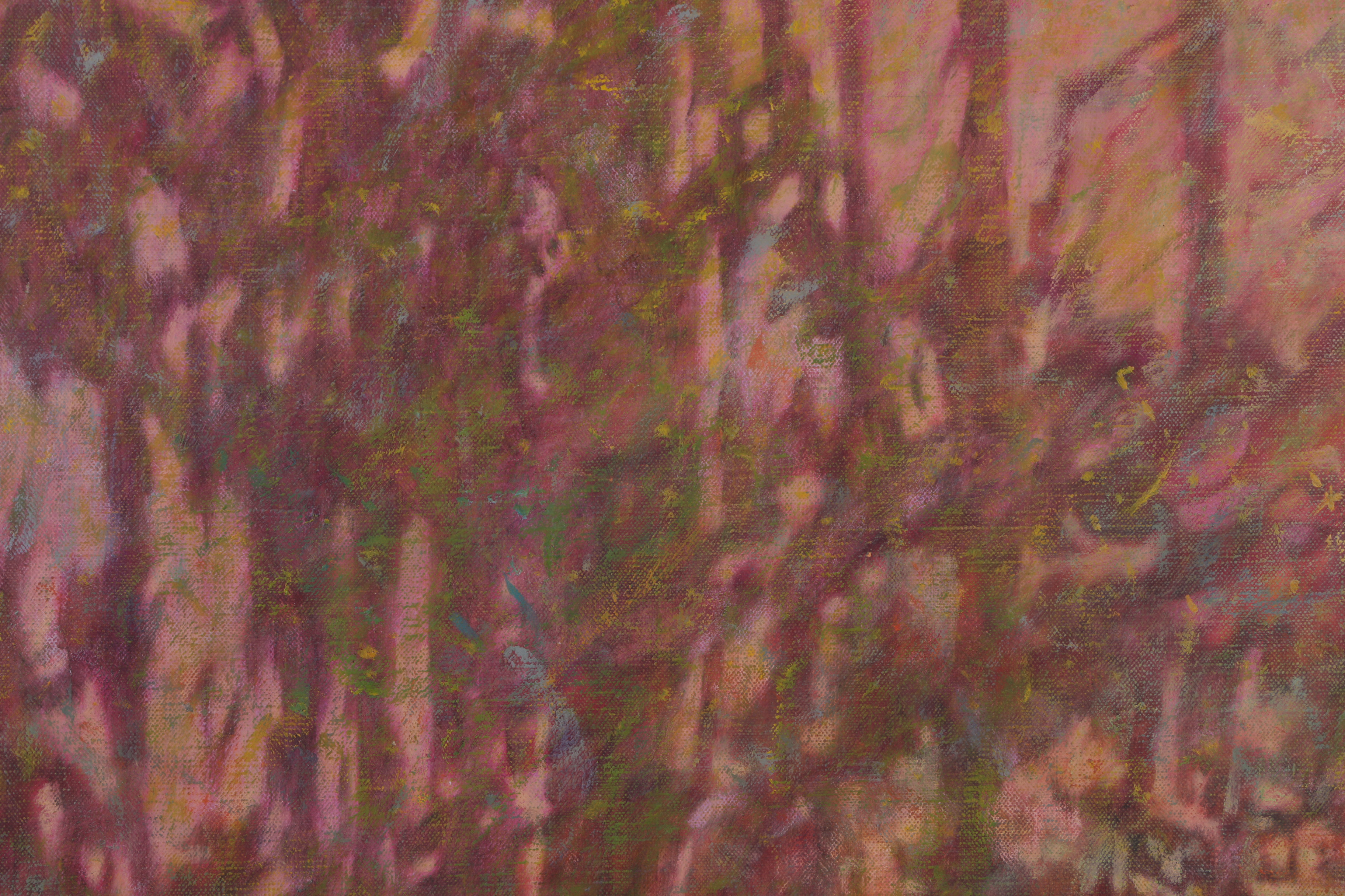 Terry Moeller Oil Painting on Canvas Abstracted Landscape