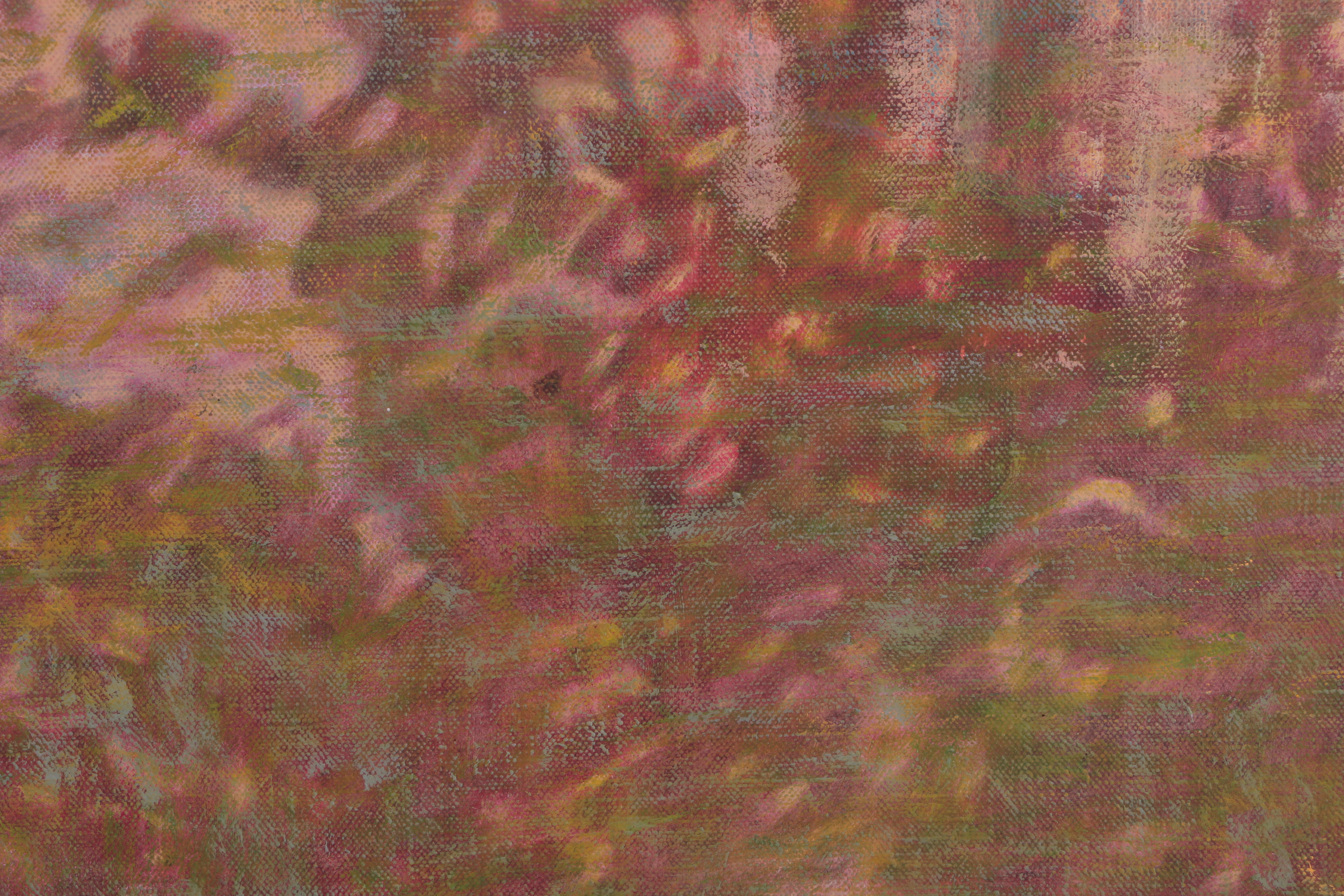 Terry Moeller Oil Painting on Canvas Abstracted Landscape