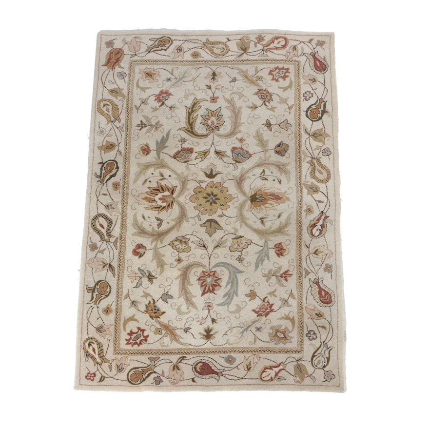 Hand Tufted Chinese "Ottoman" Wool Area Rug by Nourison