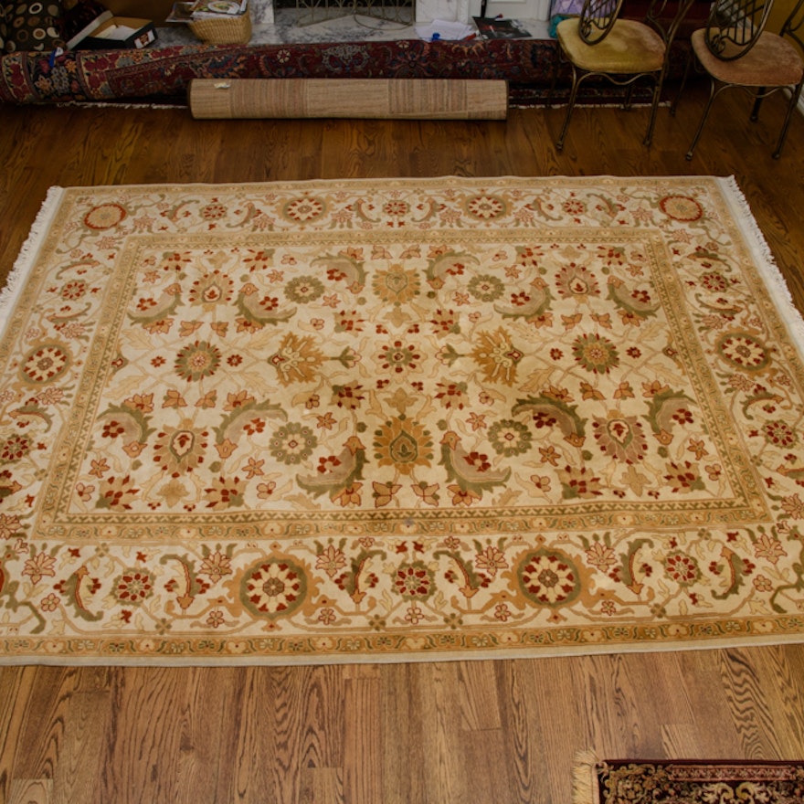 PRIORITY-Power-Loomed Persian Peshawar Style Wool Area Rug