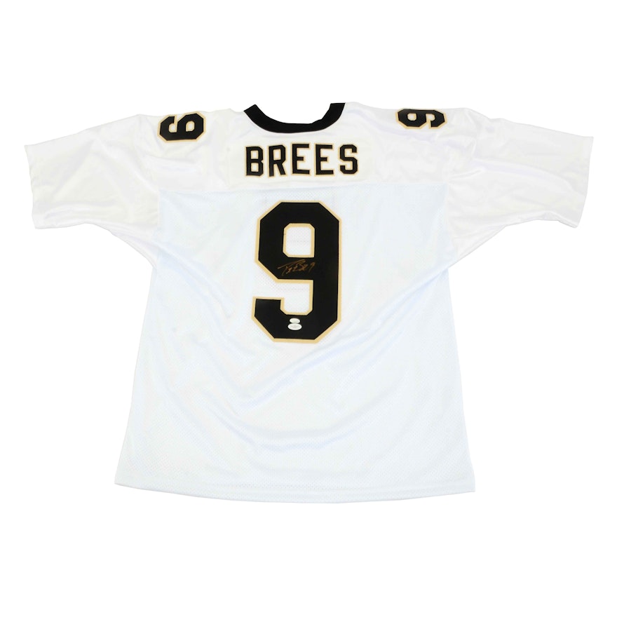 Drew Brees Autographed Jersey  COA