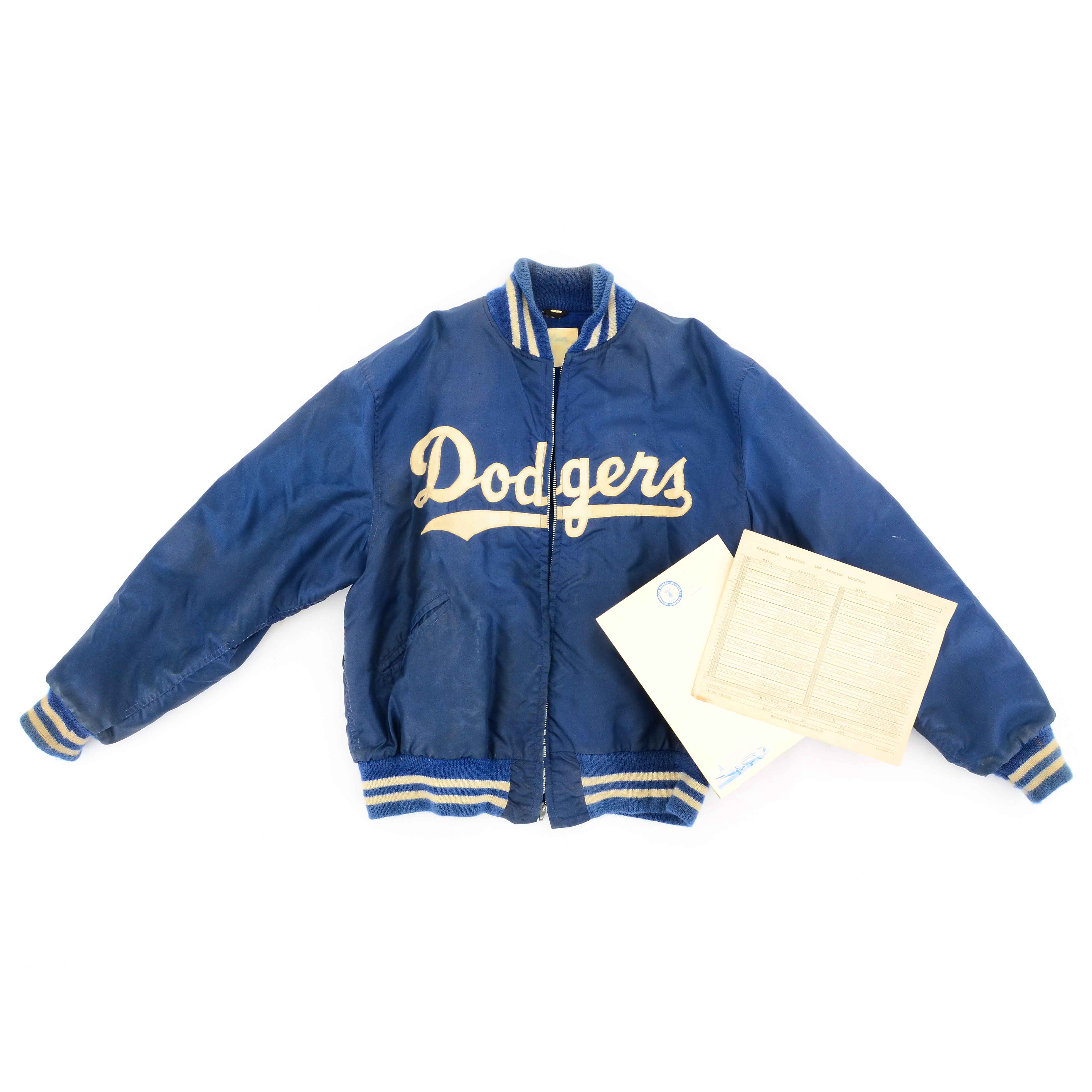 Vintage Dodgers Heavyweight Baseball Jacket