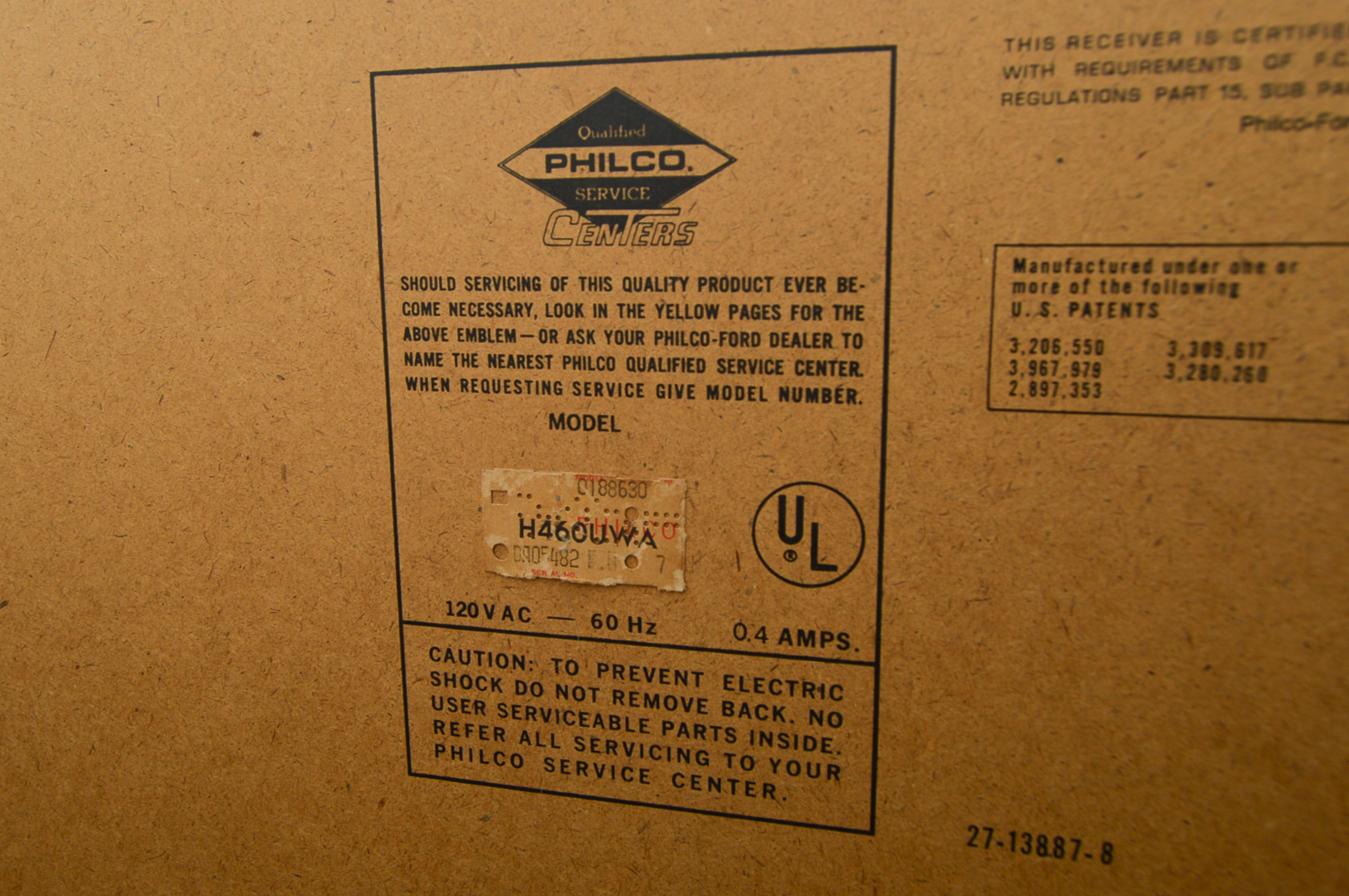 Mid-Century Philco Stereo Console