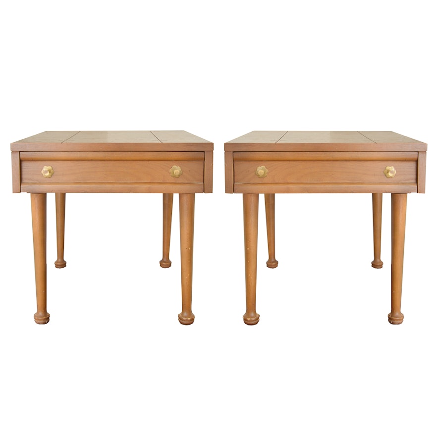 A Walnut Side Table from American of Martinsville