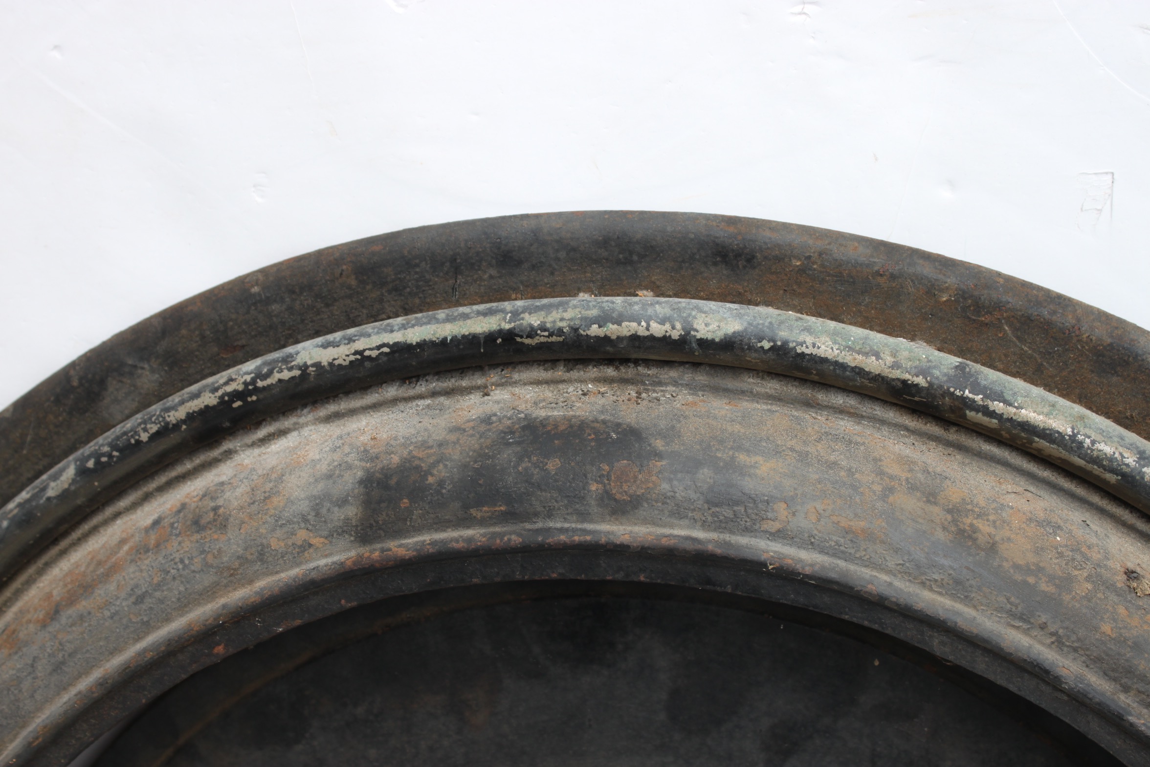 Antique Cast Iron Fireplace Cover and Surround