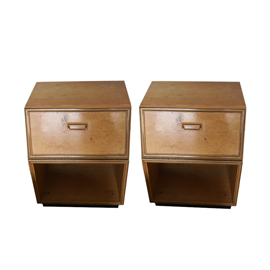 Vintage Mid Century Modern Nightstands by Henredon