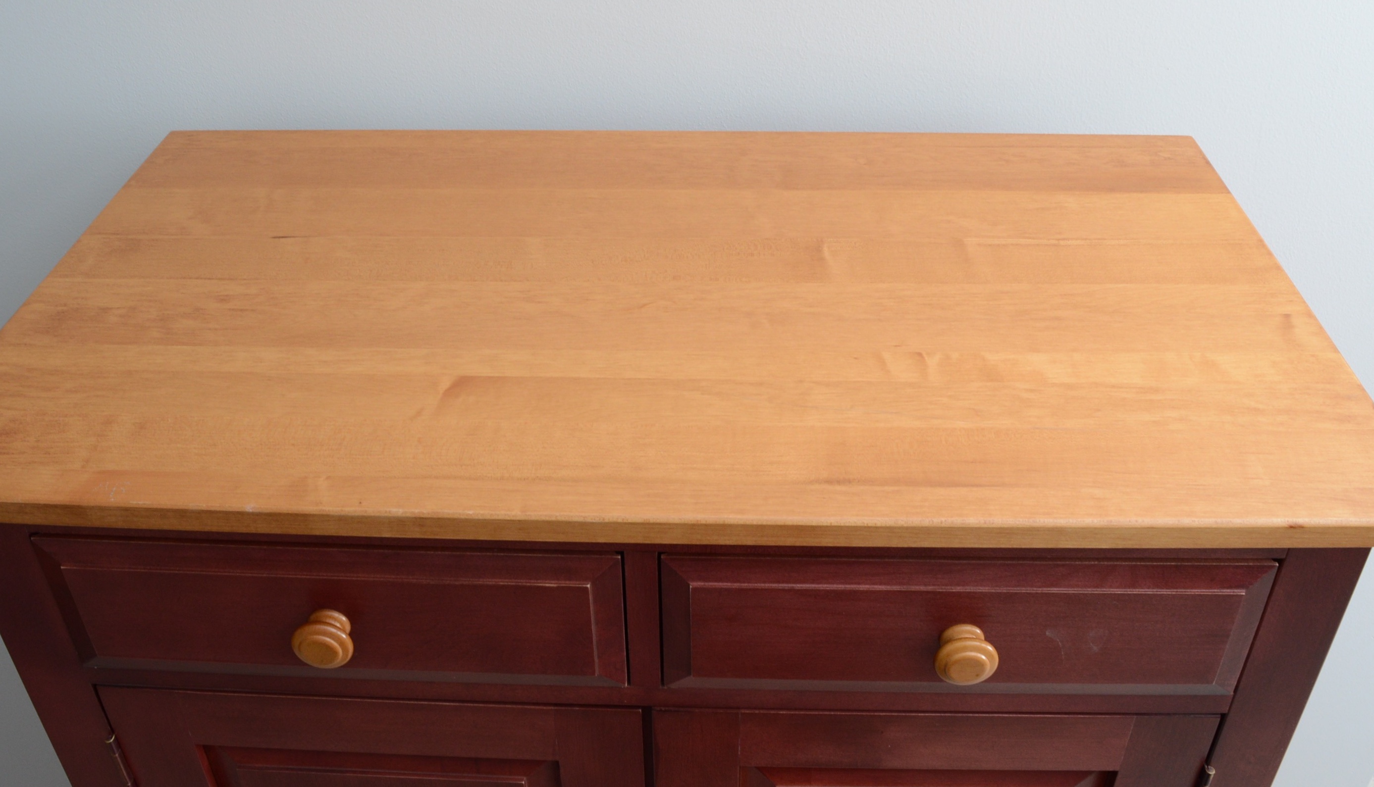 Ethan Allen "Country Colors" Maple Cabinet