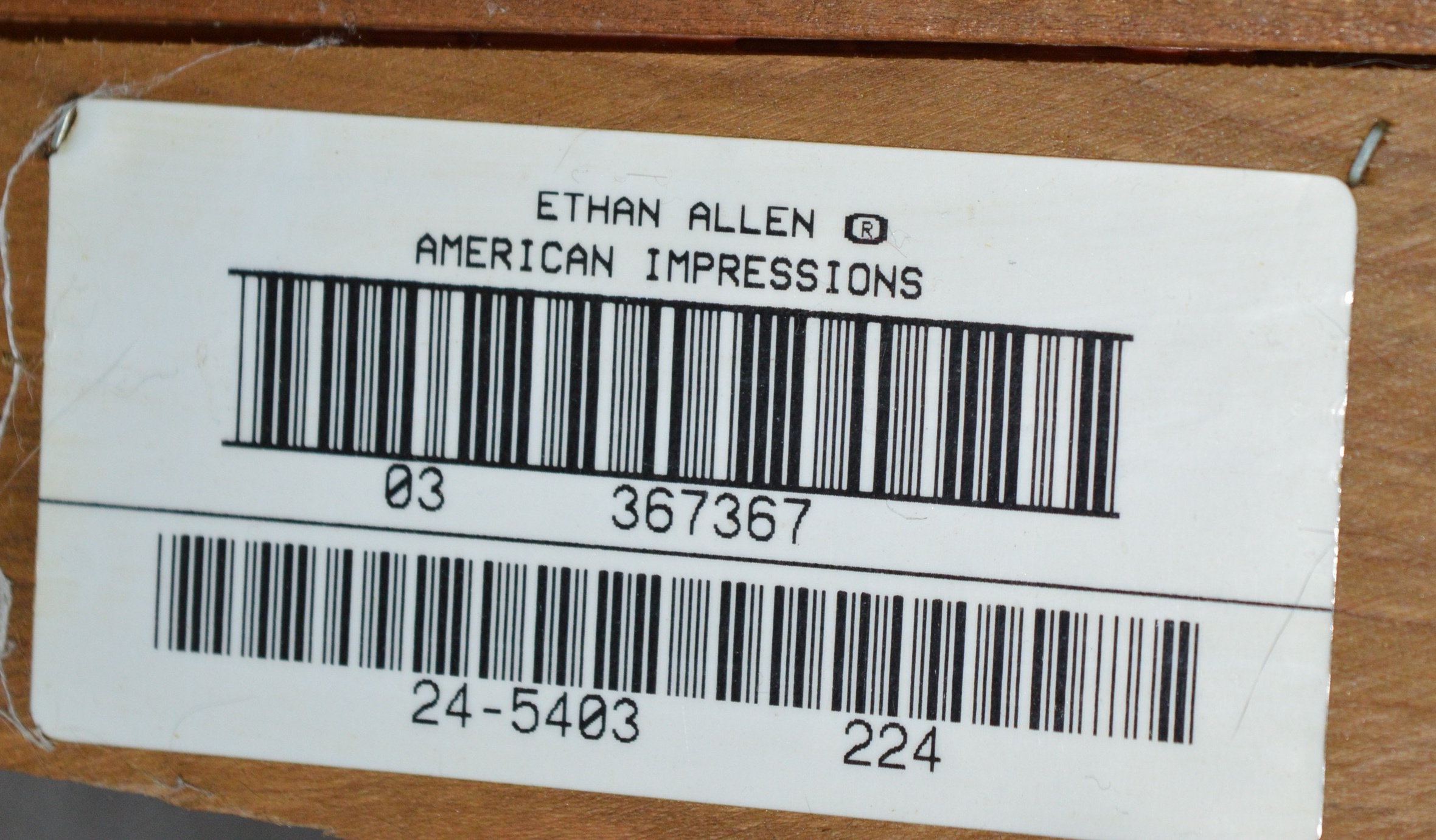 Ethan Allen "Country Colors" Maple Cabinet