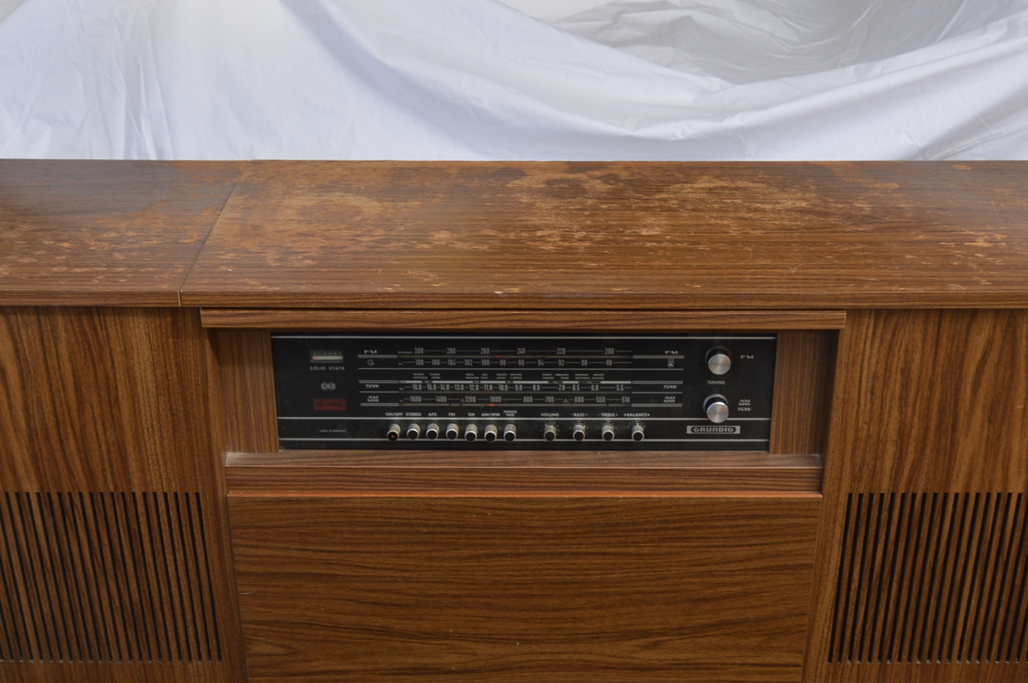 Grundig Radio Console with Turntable