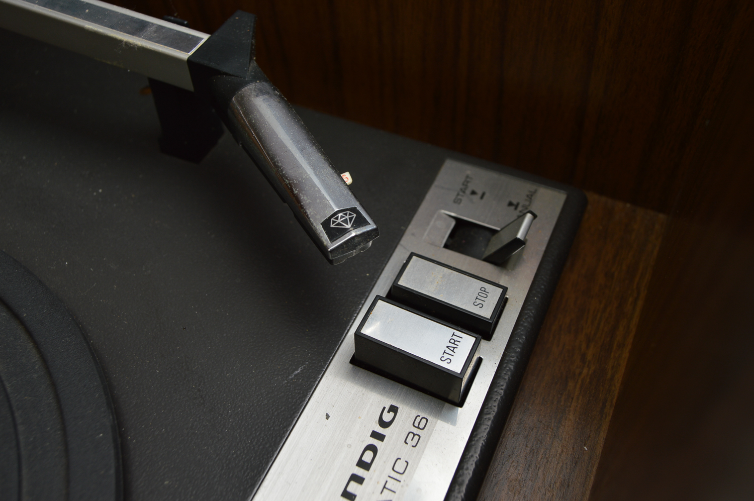 Grundig Radio Console with Turntable