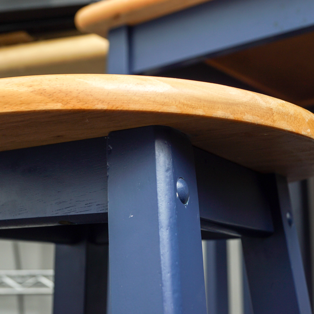 Pair of Stools with Dining Table