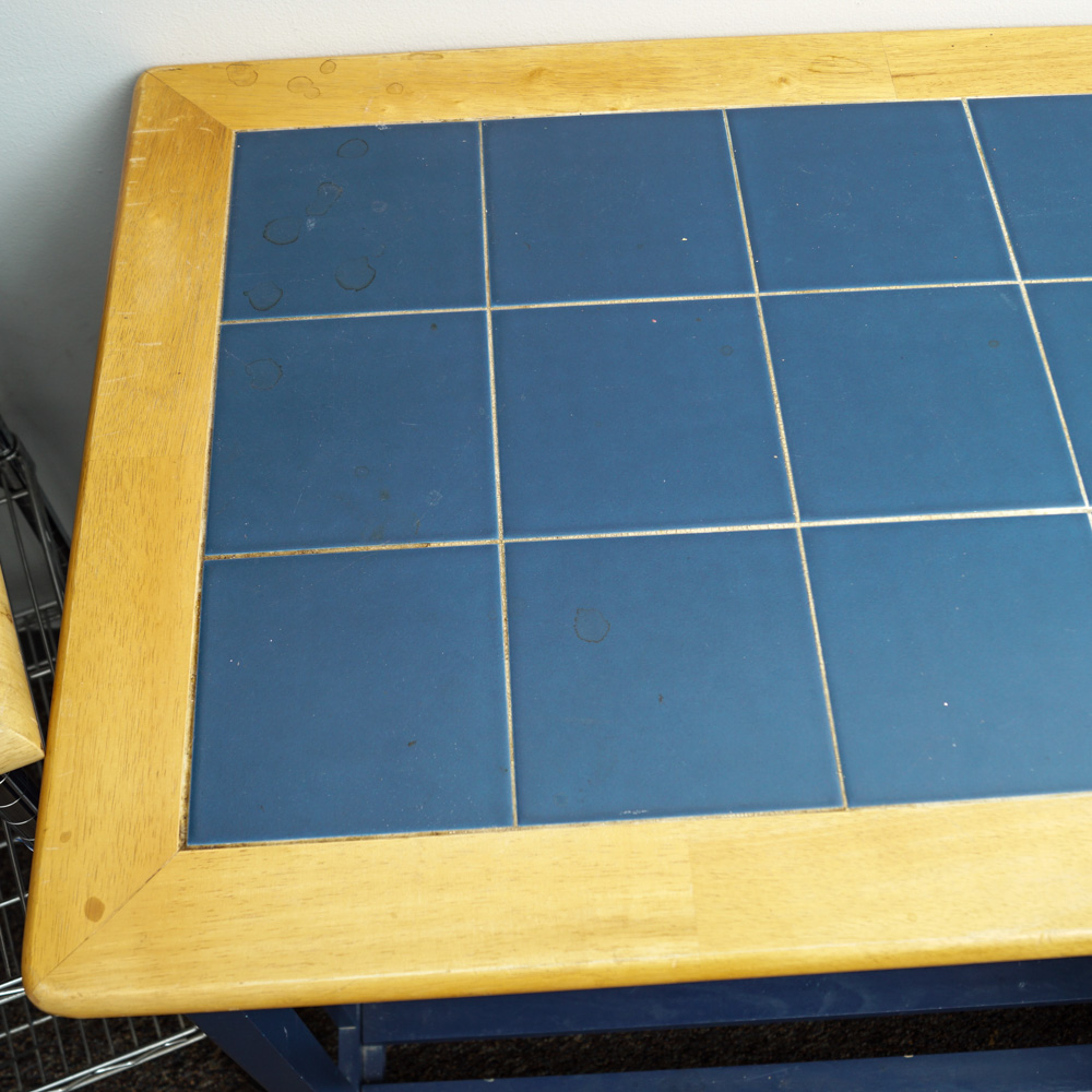 Pair of Stools with Dining Table