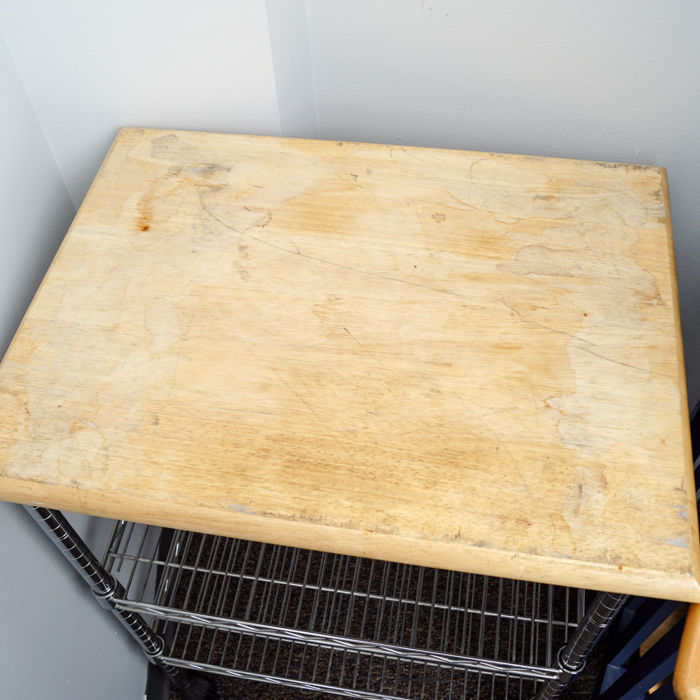 Contemporary Apple Furniture Kitchen Cart