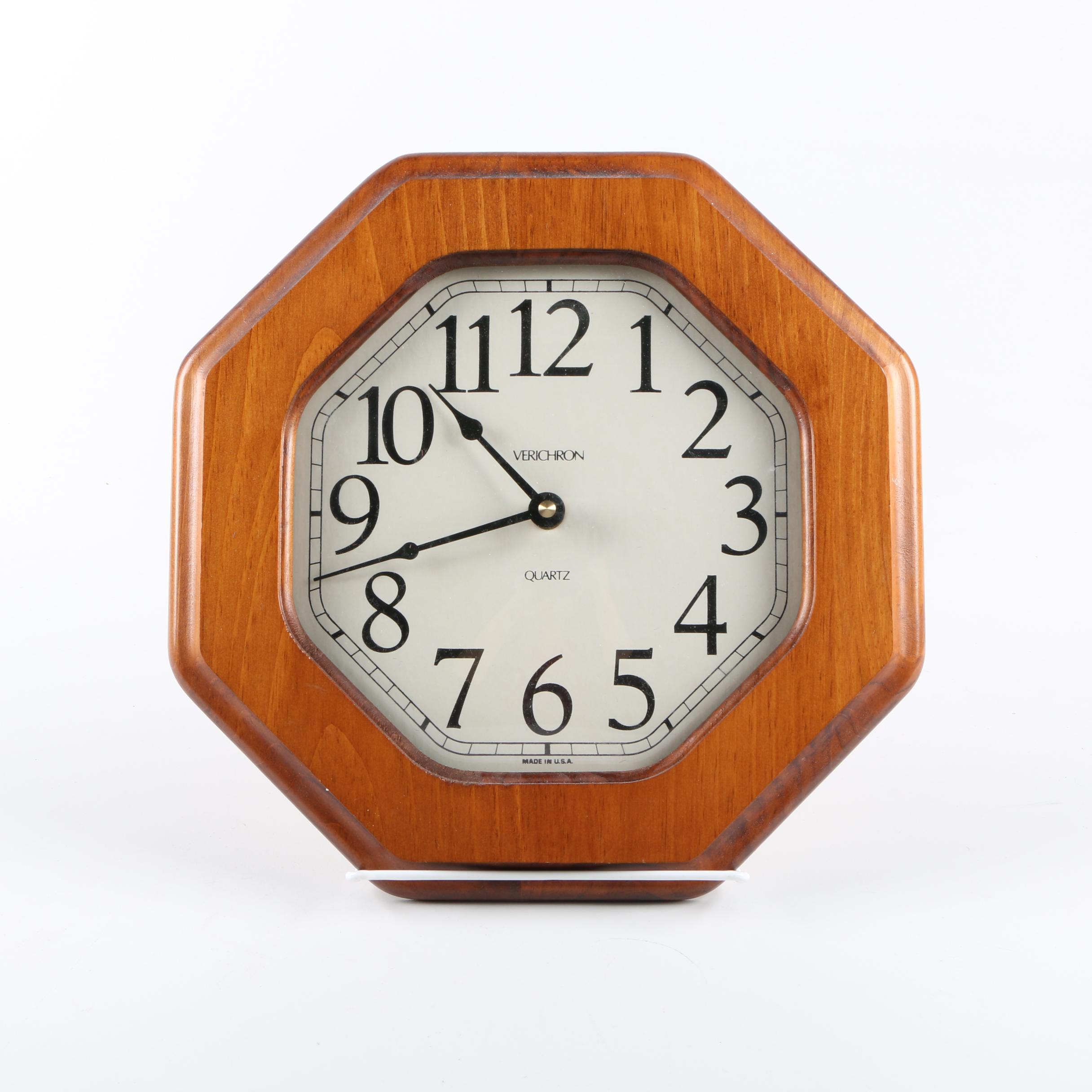 Verichron Wood Wall Clock