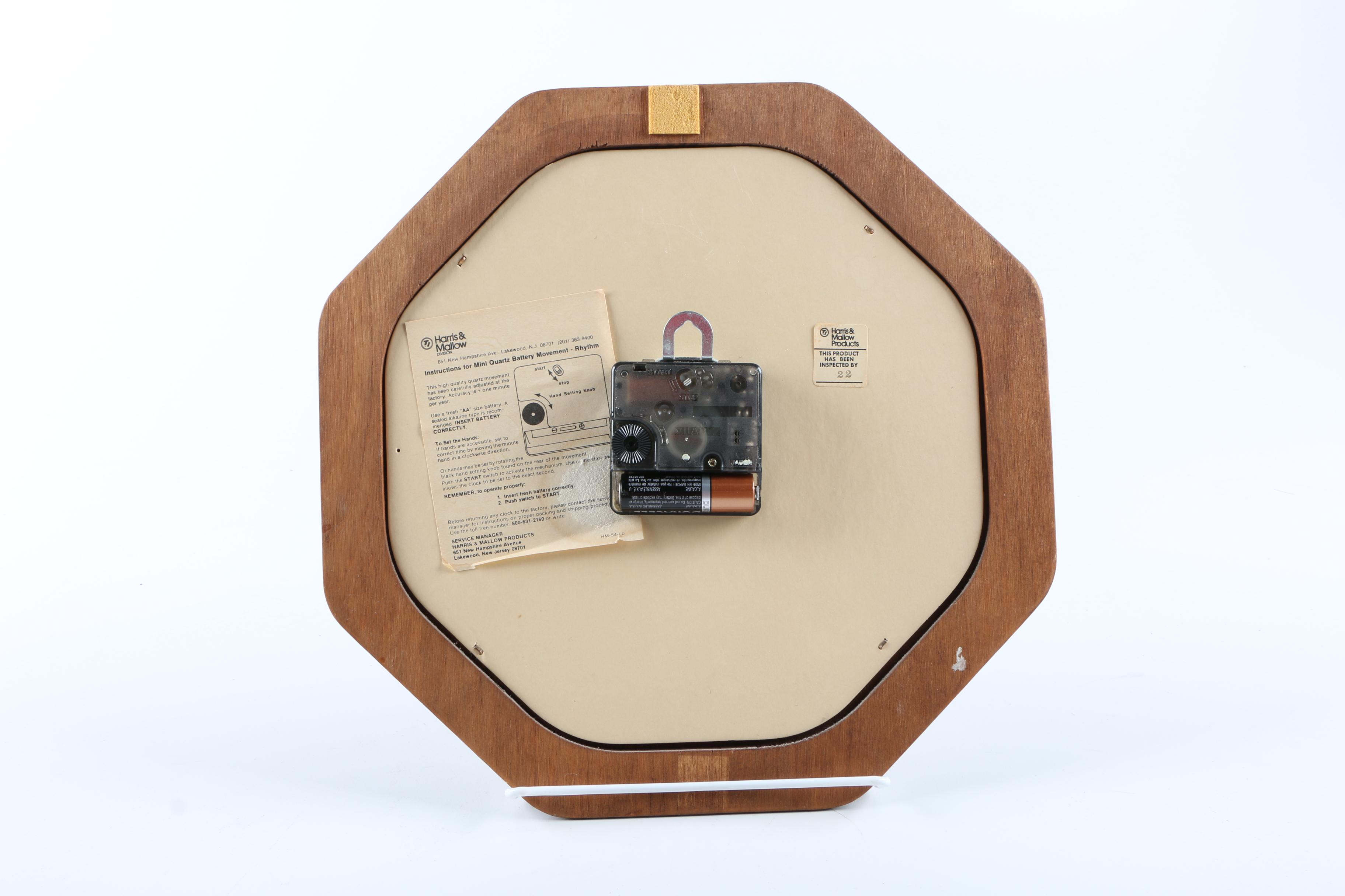 Verichron Wood Wall Clock